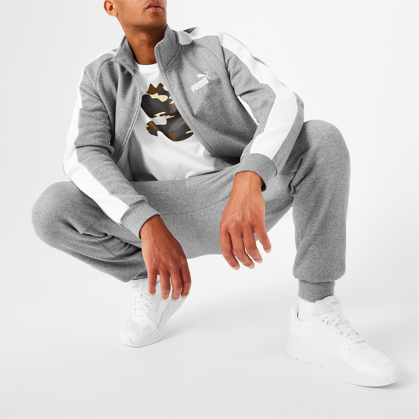 Puma Clean Fleece Tracksuit Mens - 4