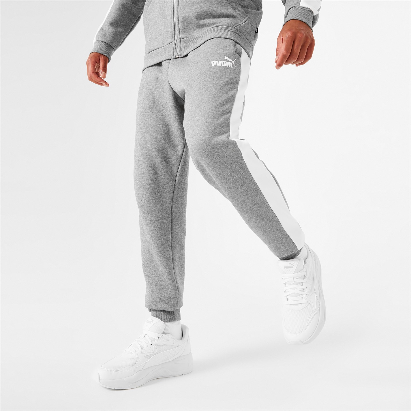 Puma Clean Fleece Tracksuit Mens - 5
