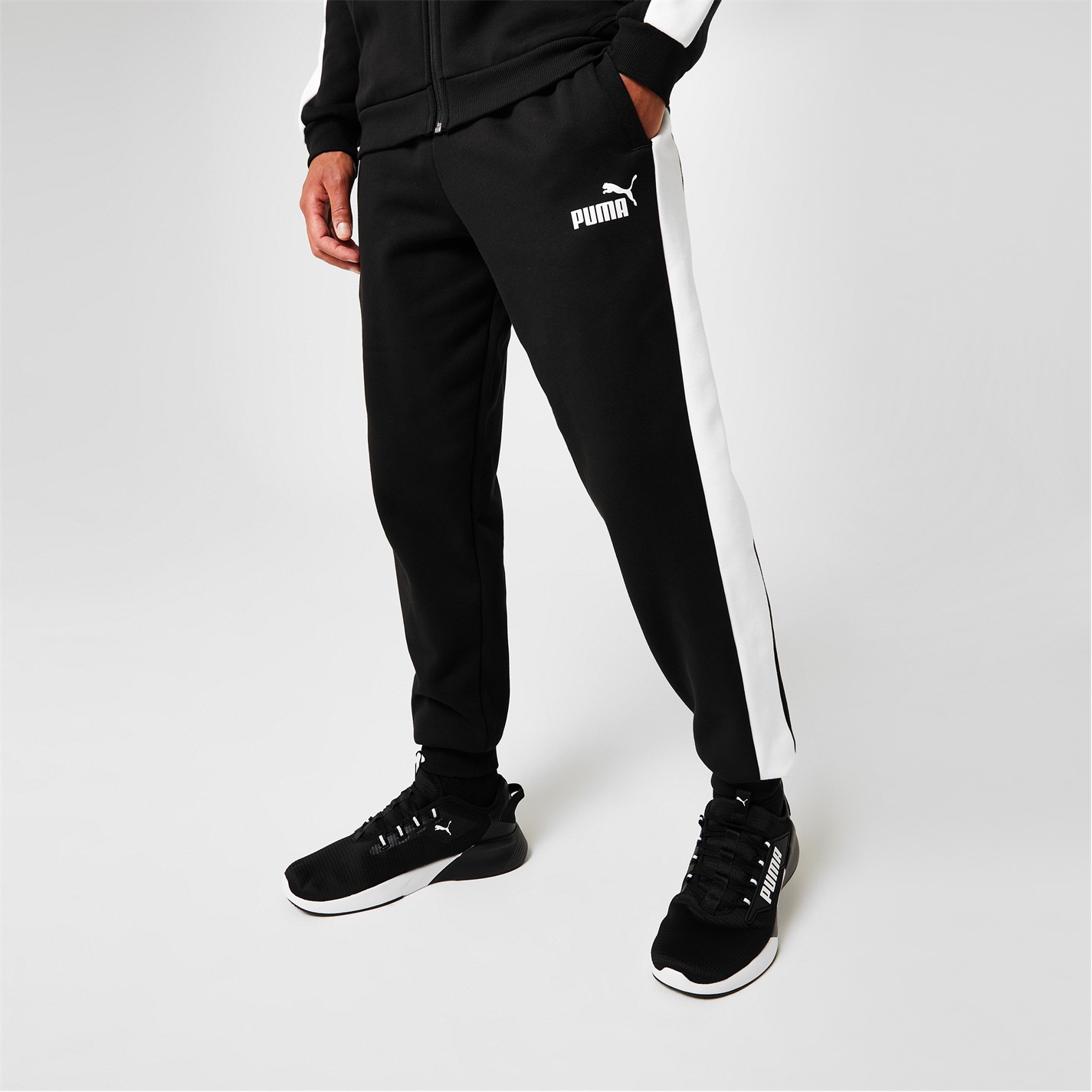 Puma Clean Fleece Tracksuit Mens - 5