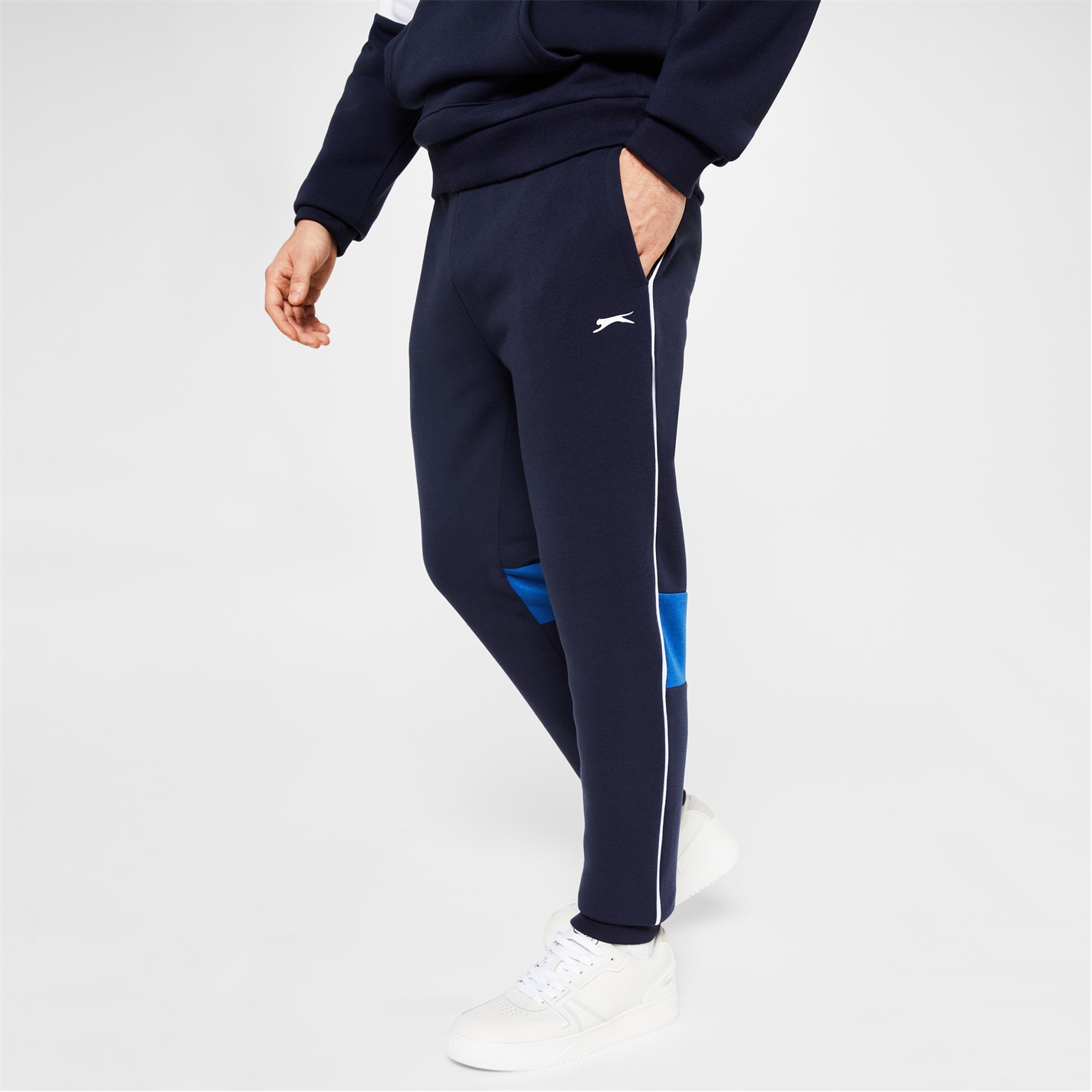 Slazenger Fleece Tracksuit Mens - 5