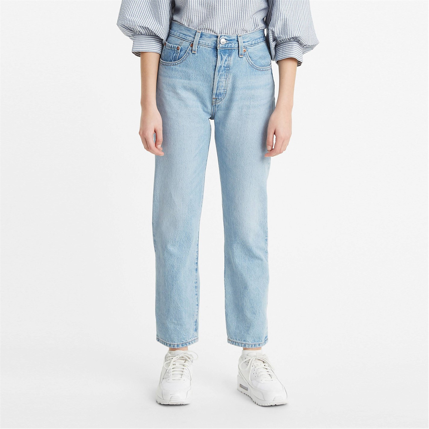 Levis 501 Cropped Jeans - 4