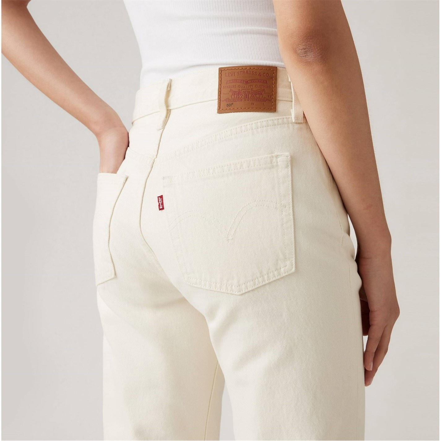 Levis 501 Cropped Jeans - 5