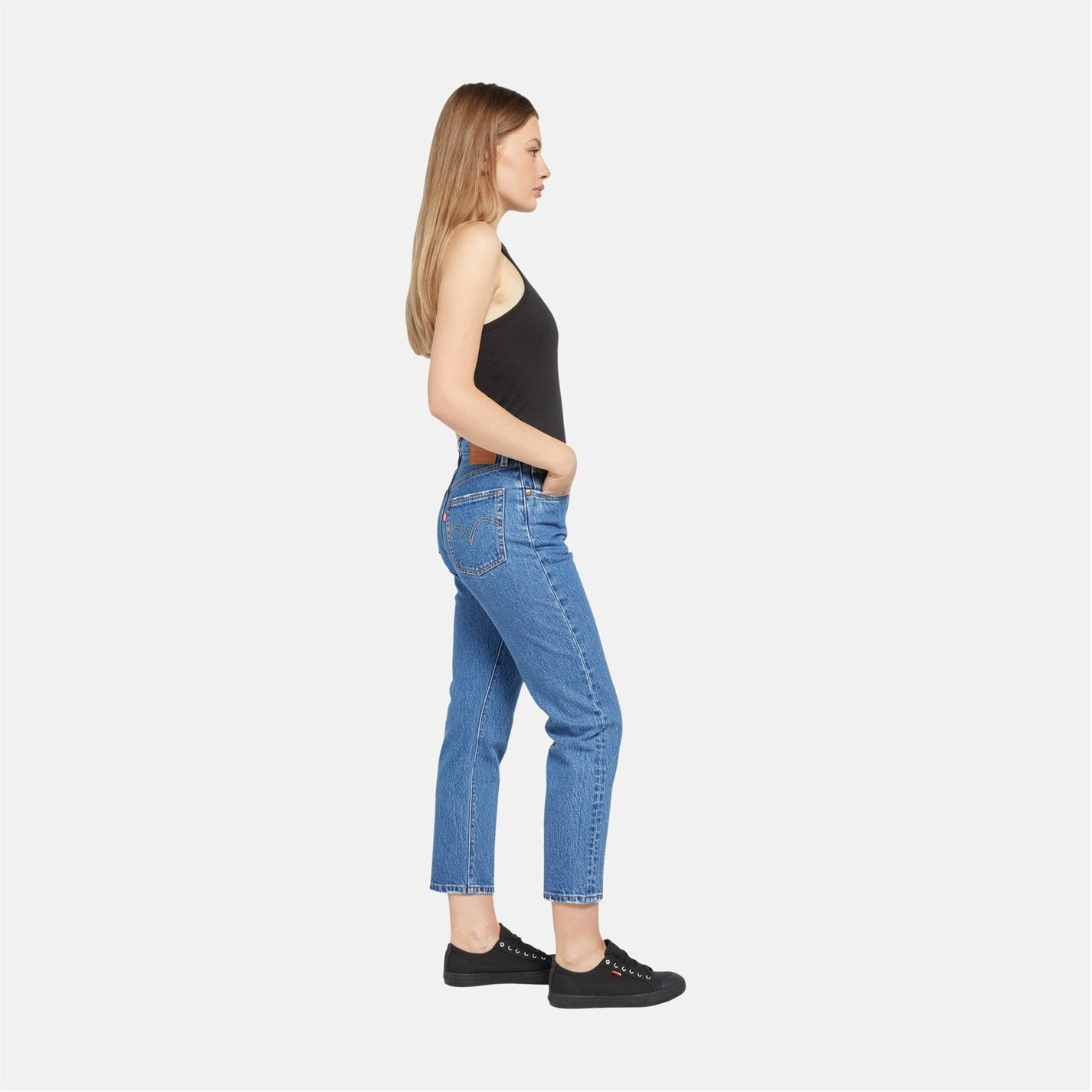 Levis 501 Cropped Jeans - 2