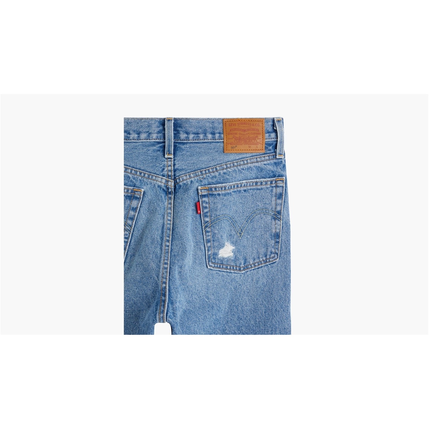 Levis 501 Cropped Jeans - 3