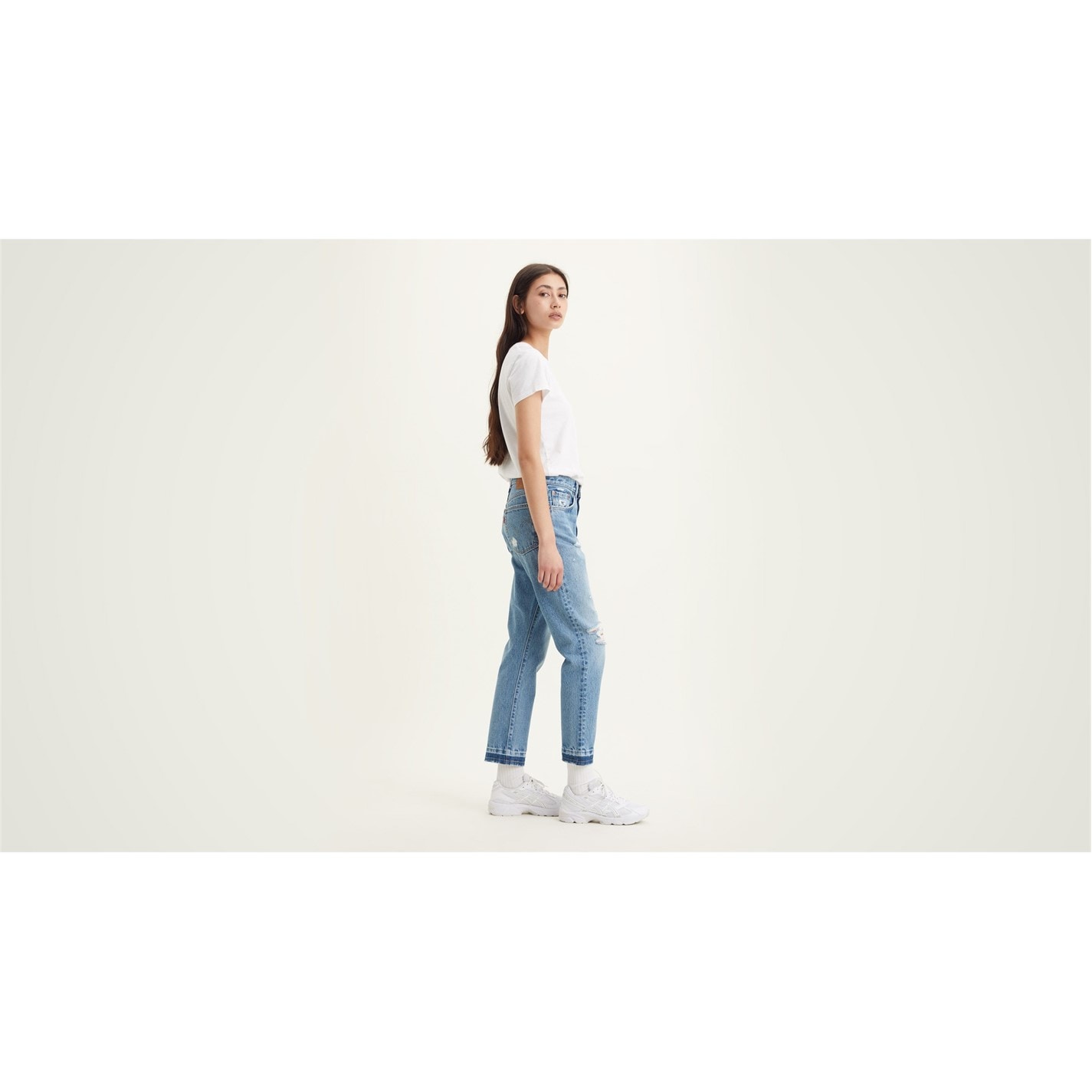 Levis 501 Cropped Jeans - 5
