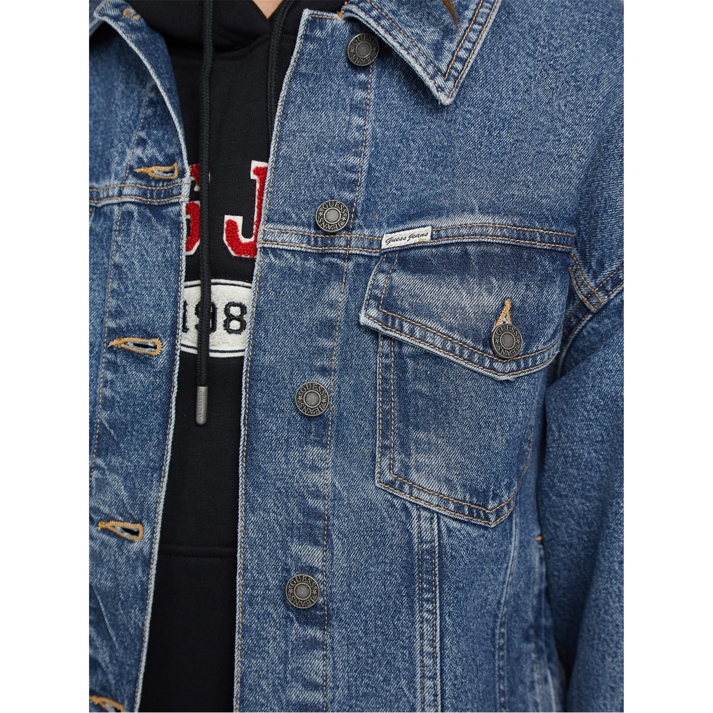 Guess Guess Ovrsz Trkr Jkt Ld00 - 4