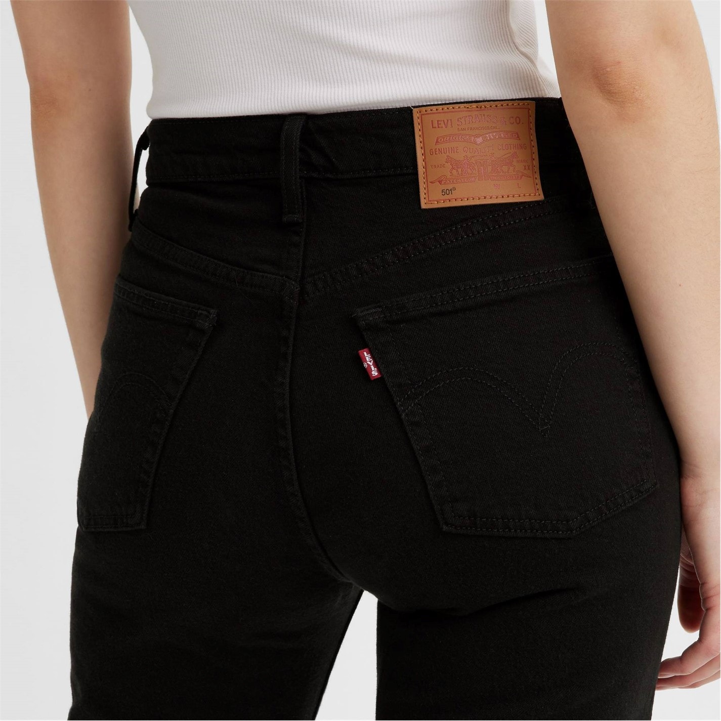 Levis 501 Cropped Jeans - 4