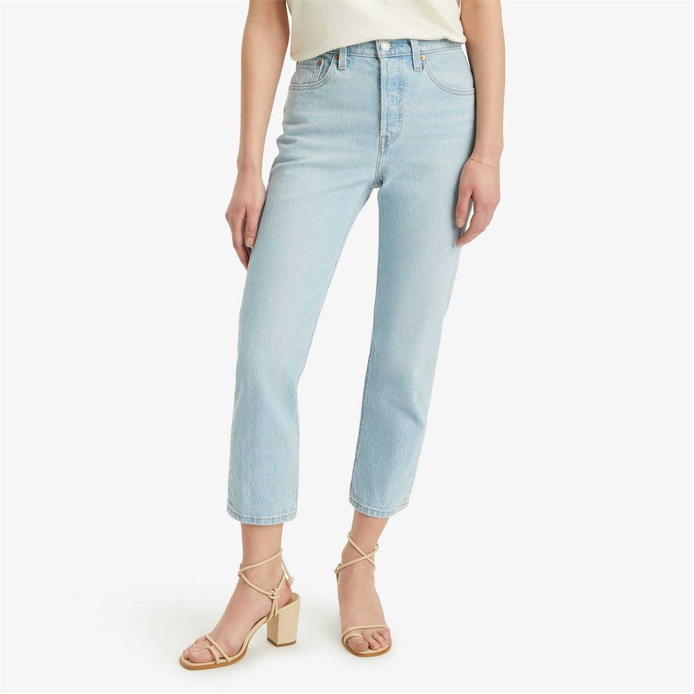 Levis 501 Cropped Jeans - 3