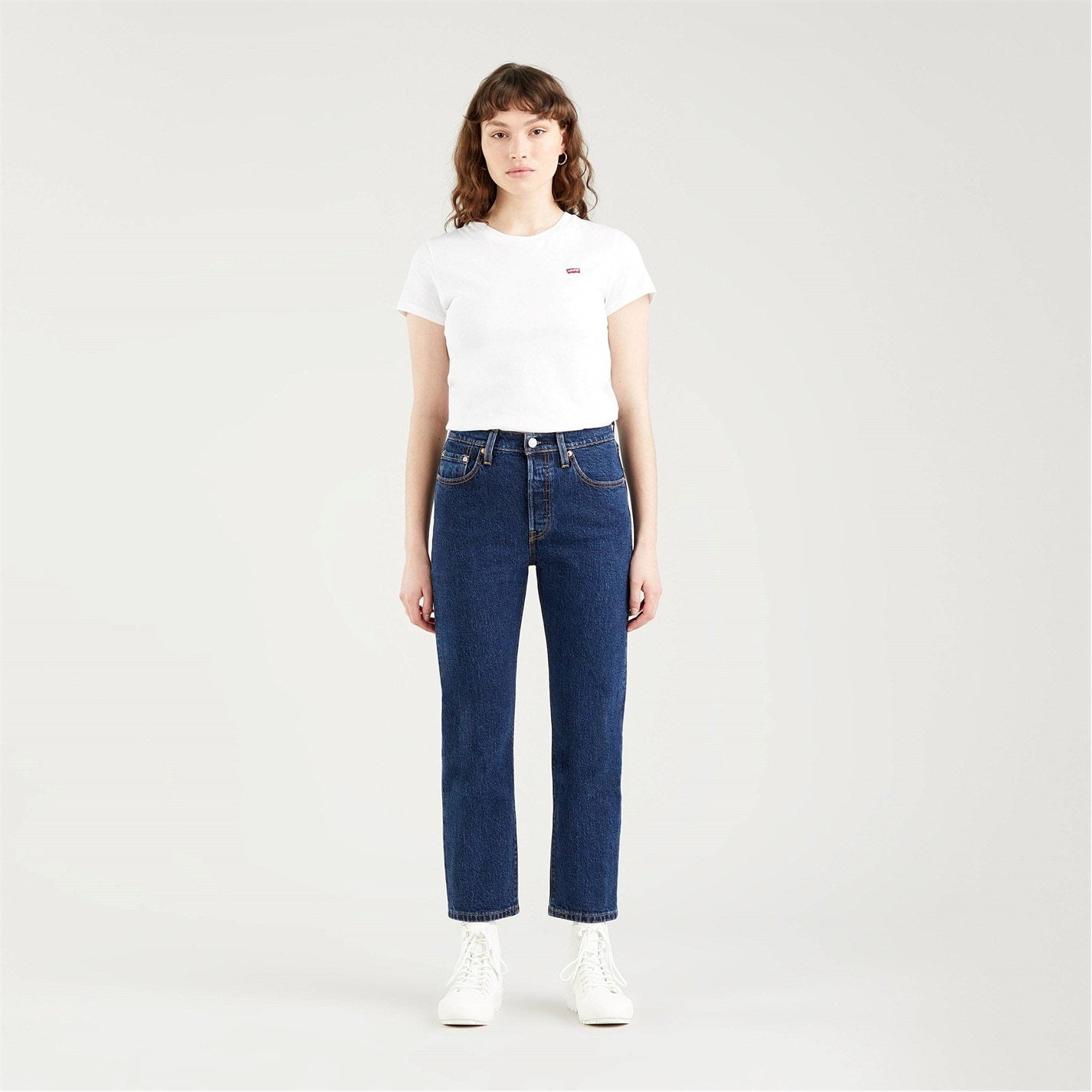 Levis 501 Cropped Jeans - 2