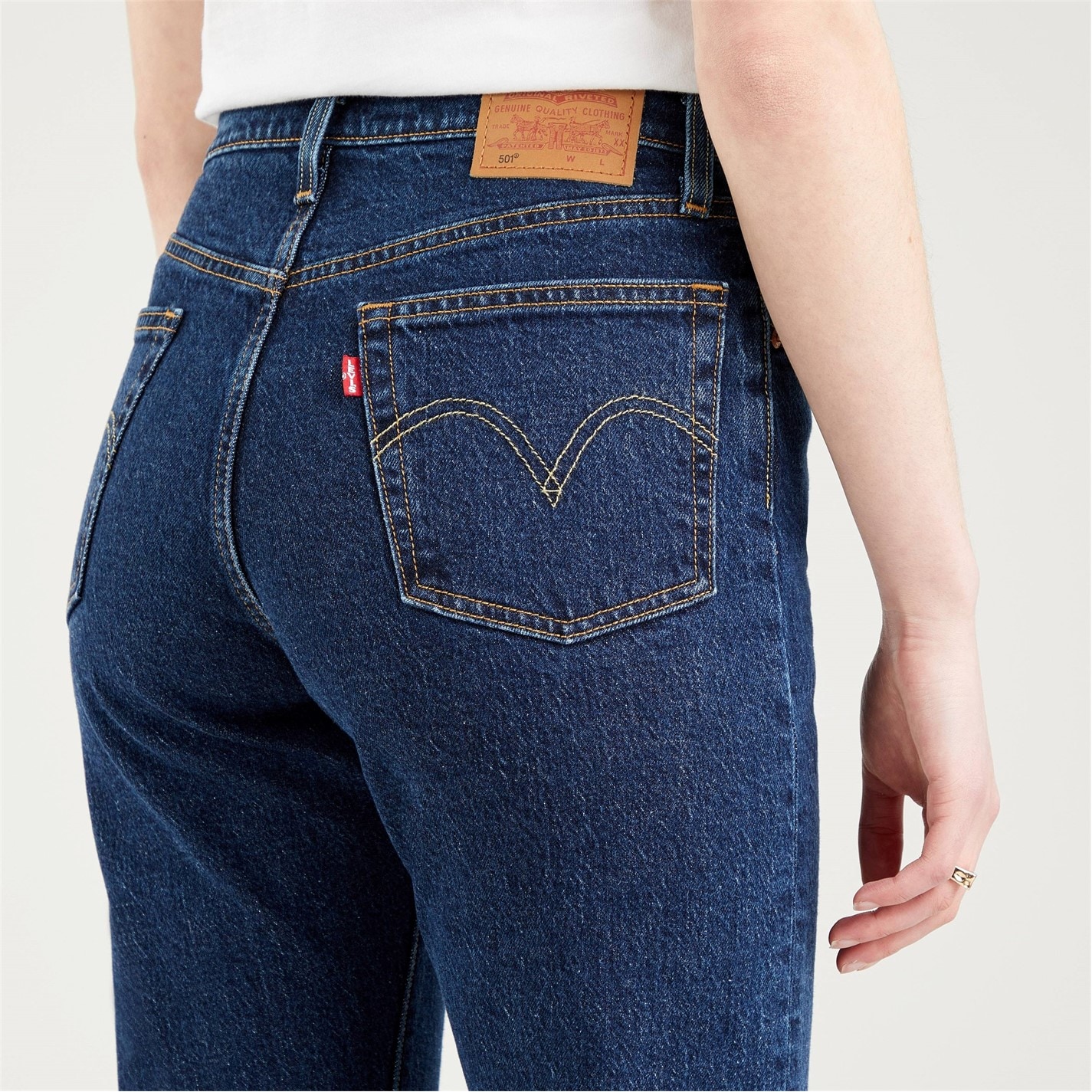 Levis 501 Cropped Jeans - 6