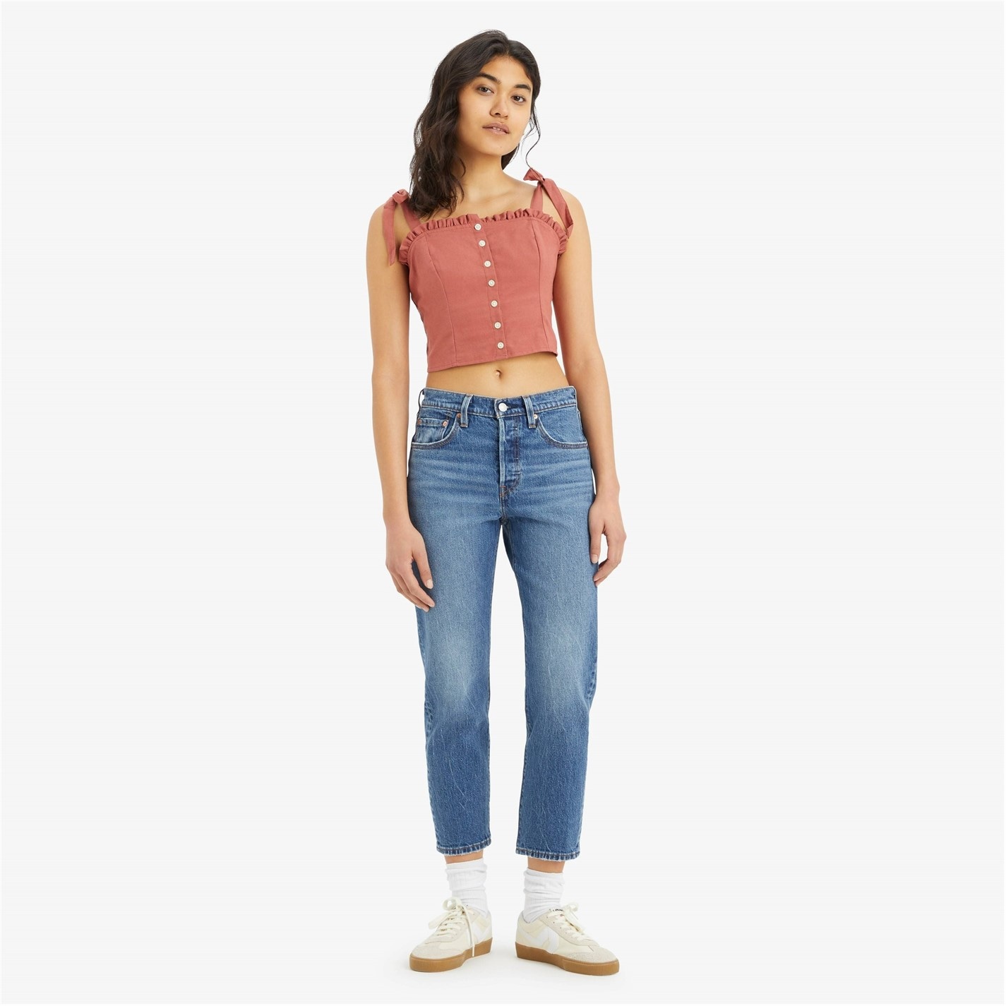Levis 501 Cropped Jeans - 4