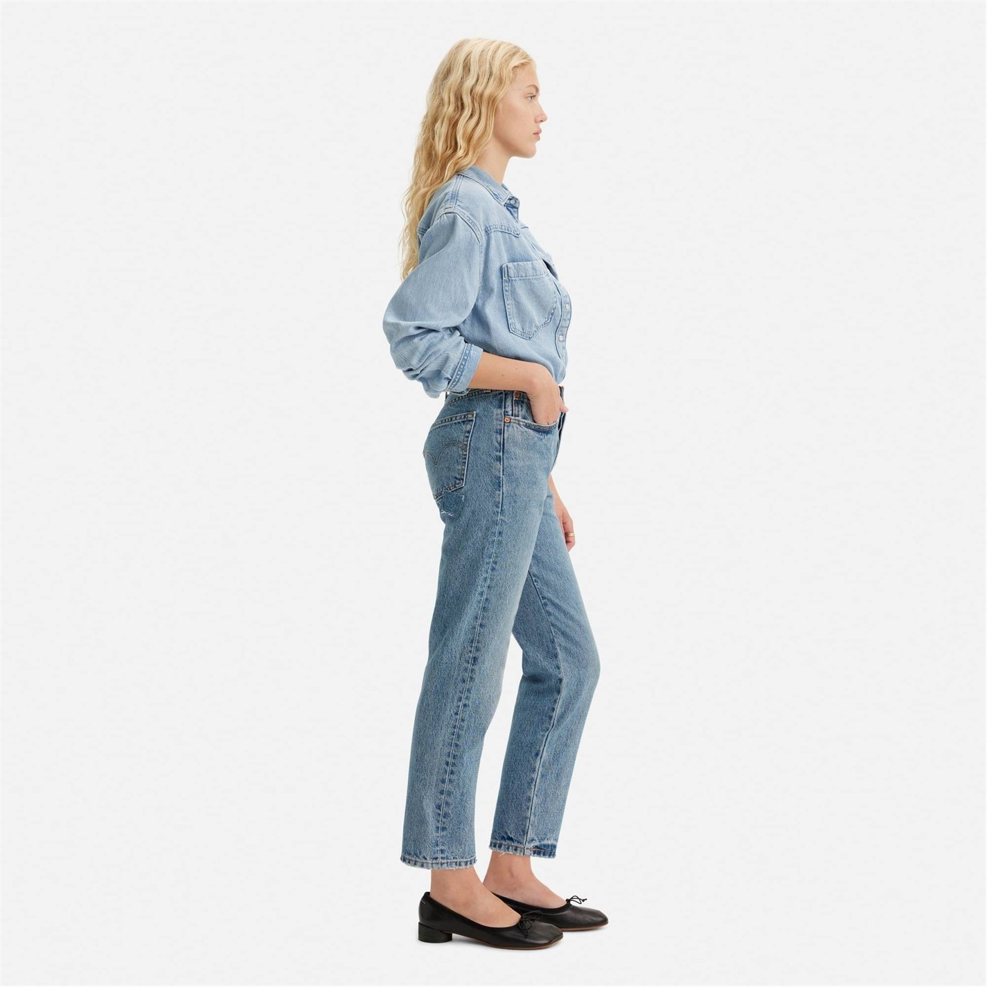 Levis 501 Cropped Jeans - 2