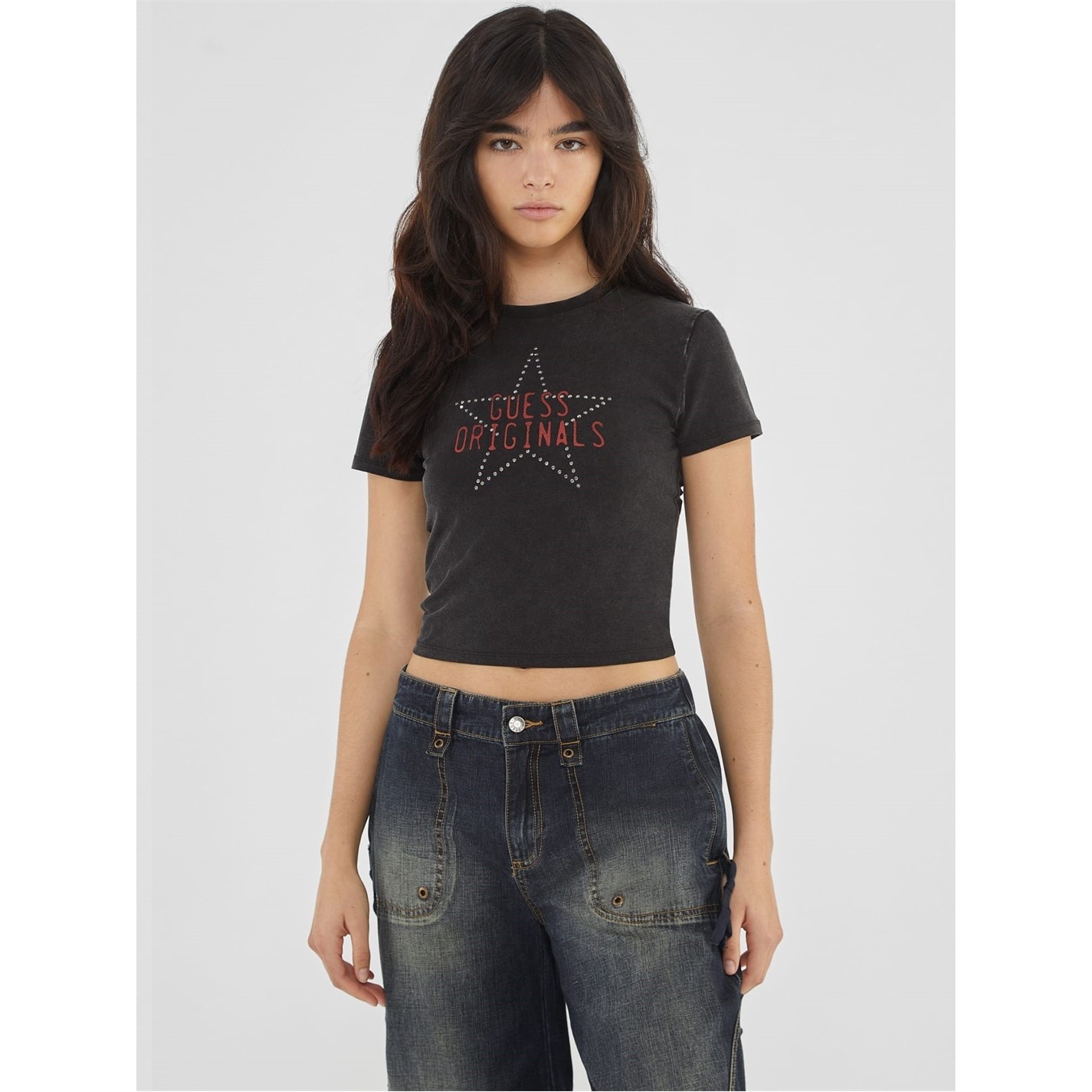 Tričko Guess Jet Black Mlt 591876