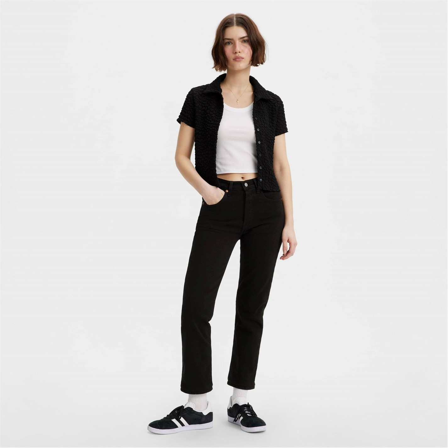 Dámske rifle Levis Black Sprout 7593245