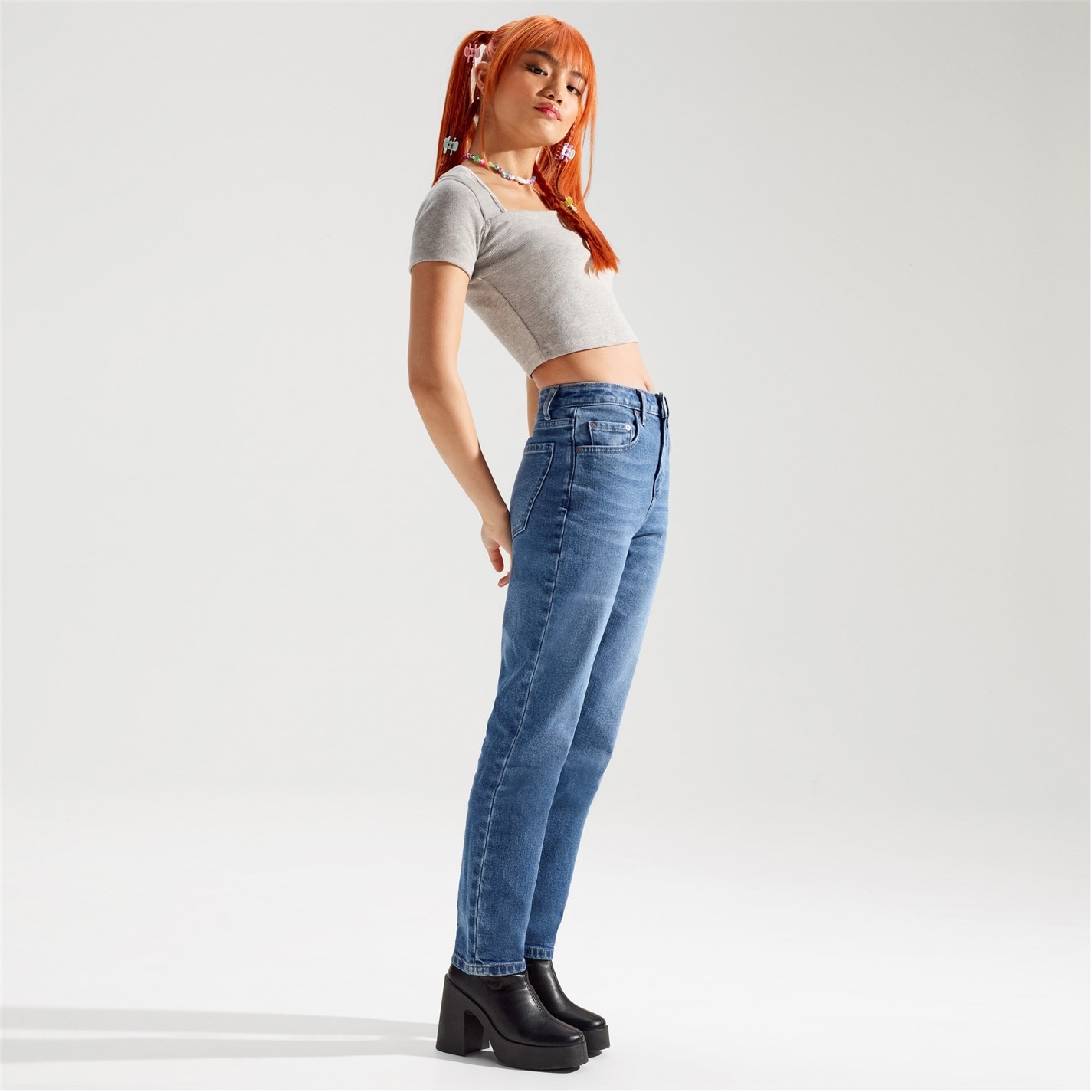 Dámske rifle Jack Wills Mid Wash 380190