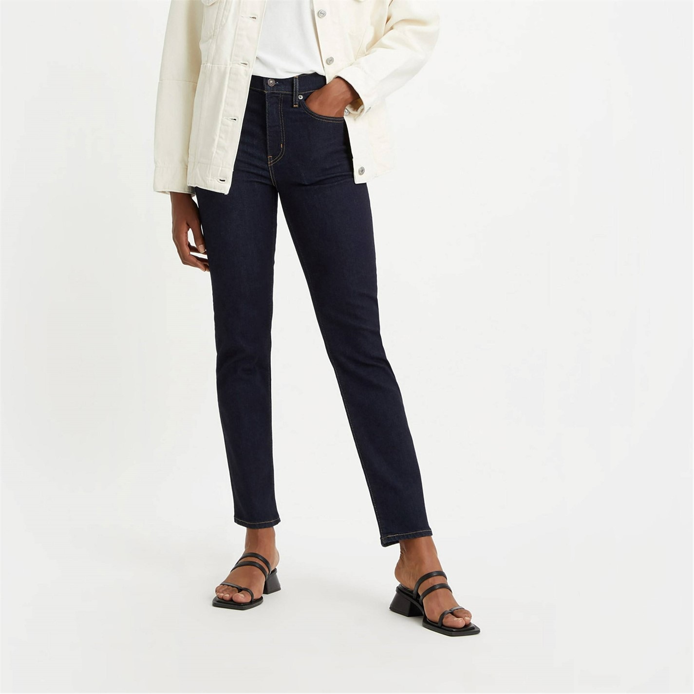 Levis 724 High Rise Straight Jeans - 5