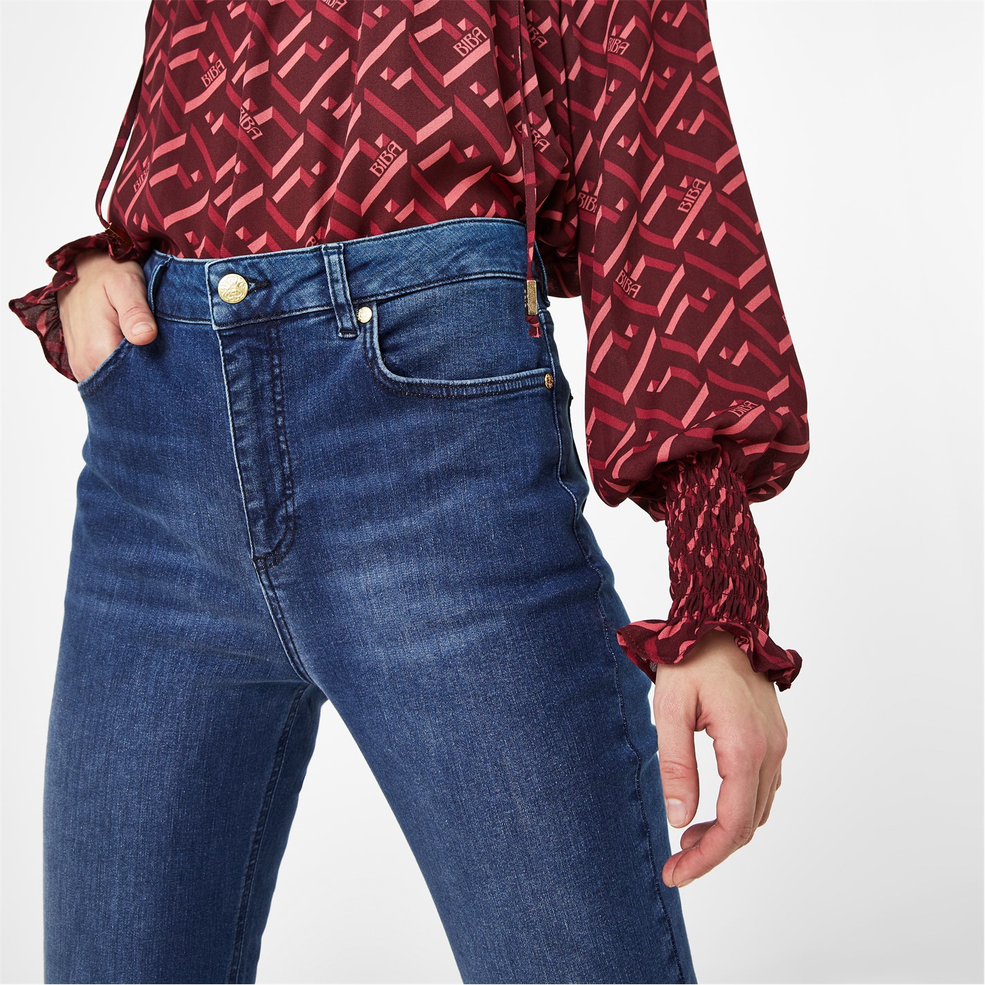Biba Dolly Flare Jeans - 3