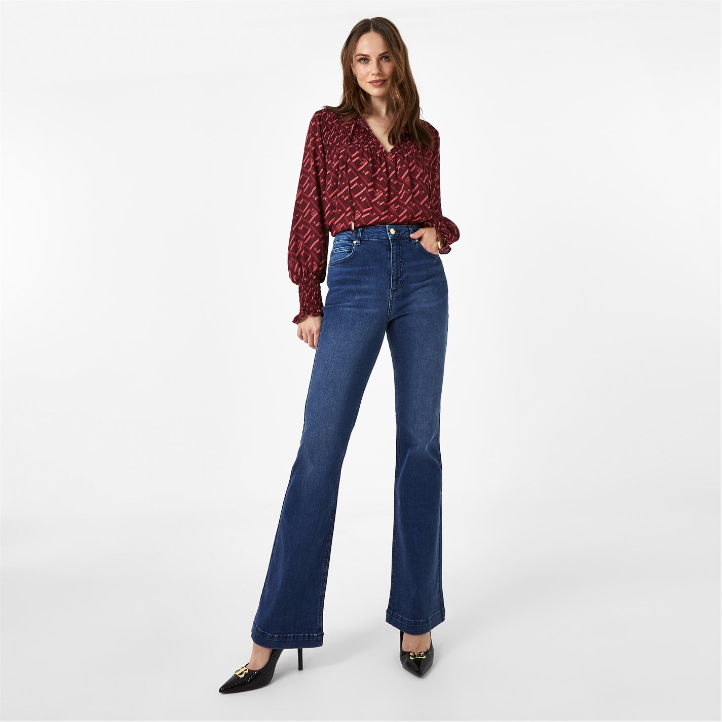 Biba Dolly Flare Jeans - 4