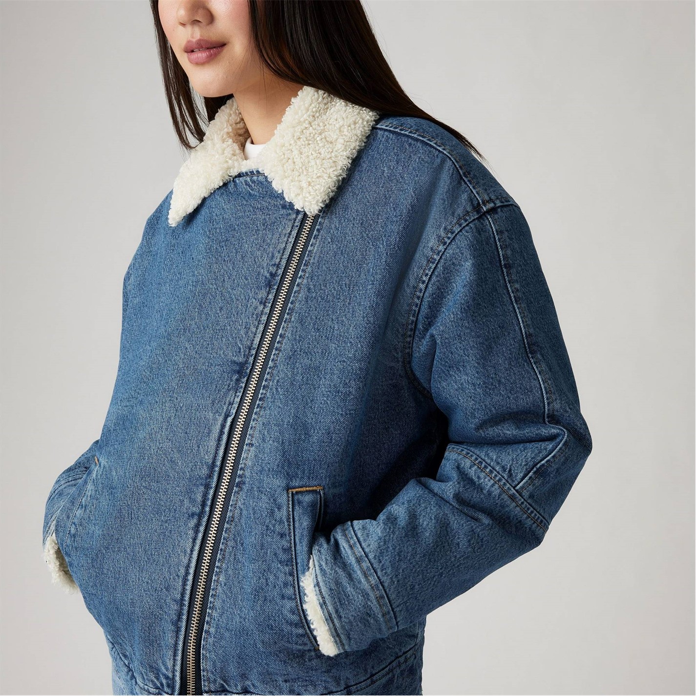 Levis Levis Sherpa Flight Jacket In The Ai - 3