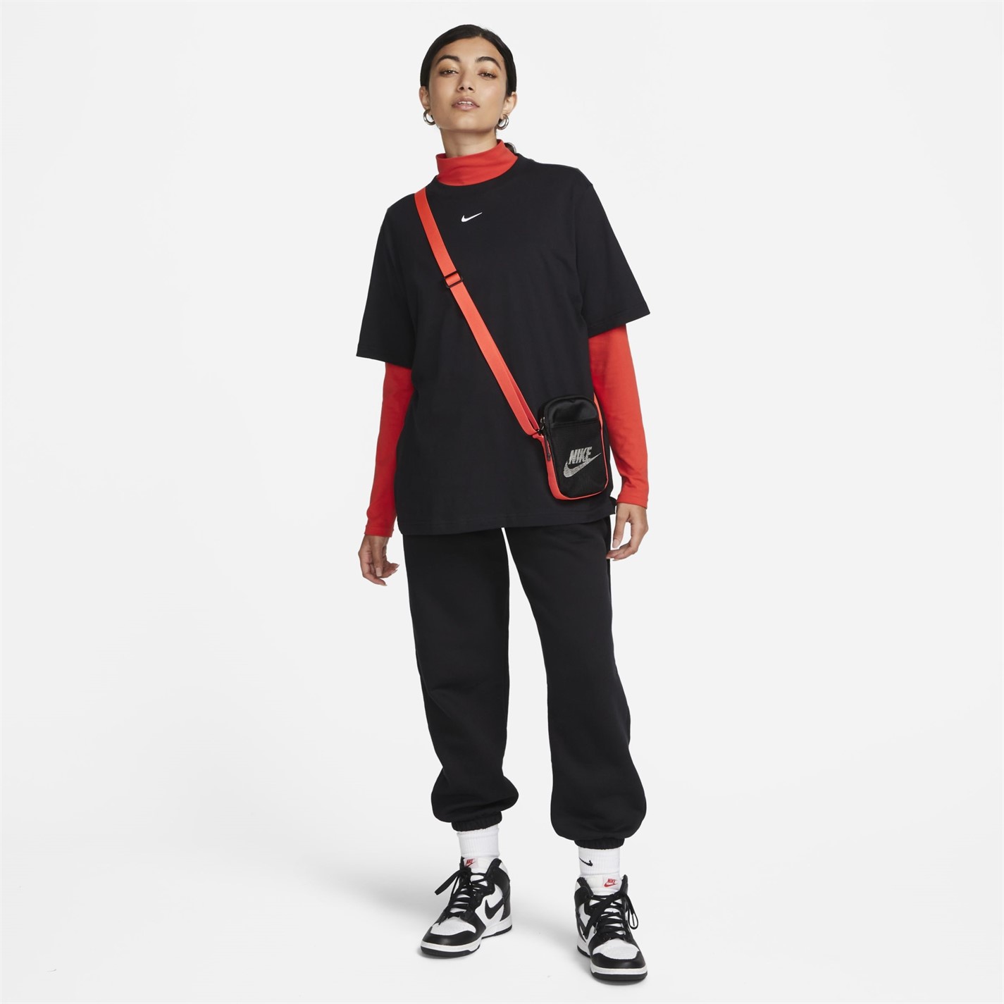 Nike Oversized Logo T-Shirt Womens - 5