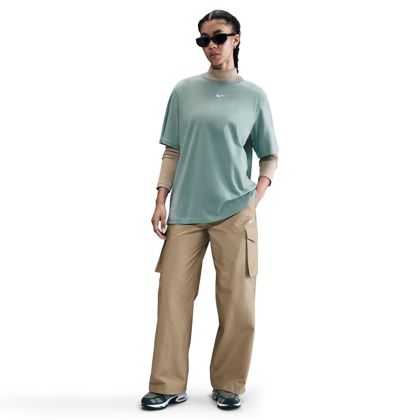 Nike Oversized Logo T-Shirt Womens - 3