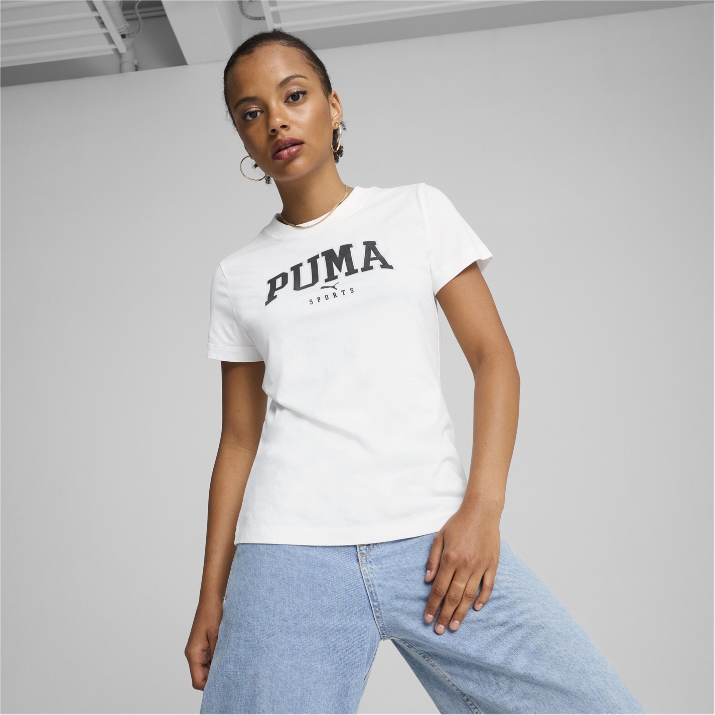 Puma Squad Graphic Tee T-Shirt Womens - 2