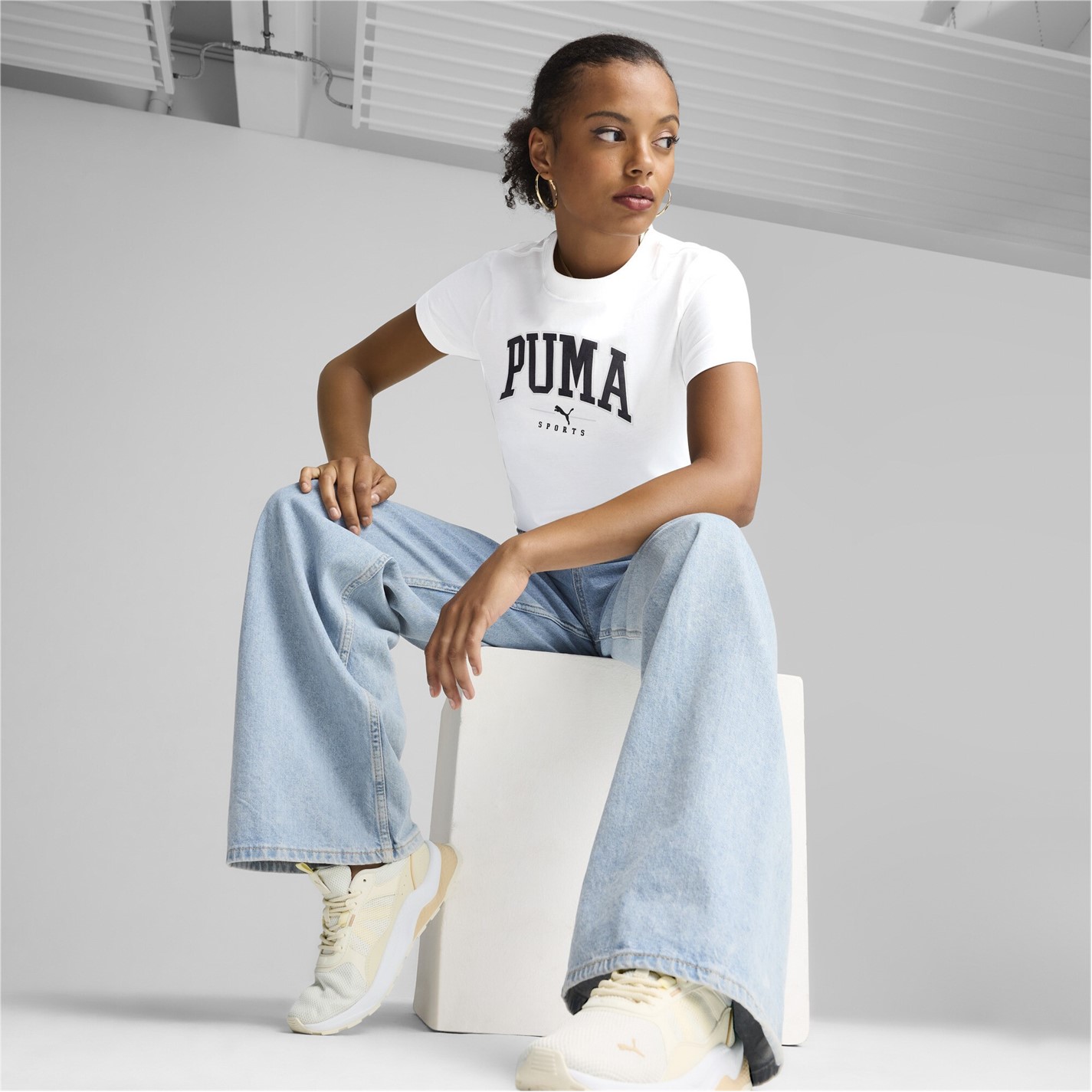 Puma Squad Graphic Tee T-Shirt Womens - 4