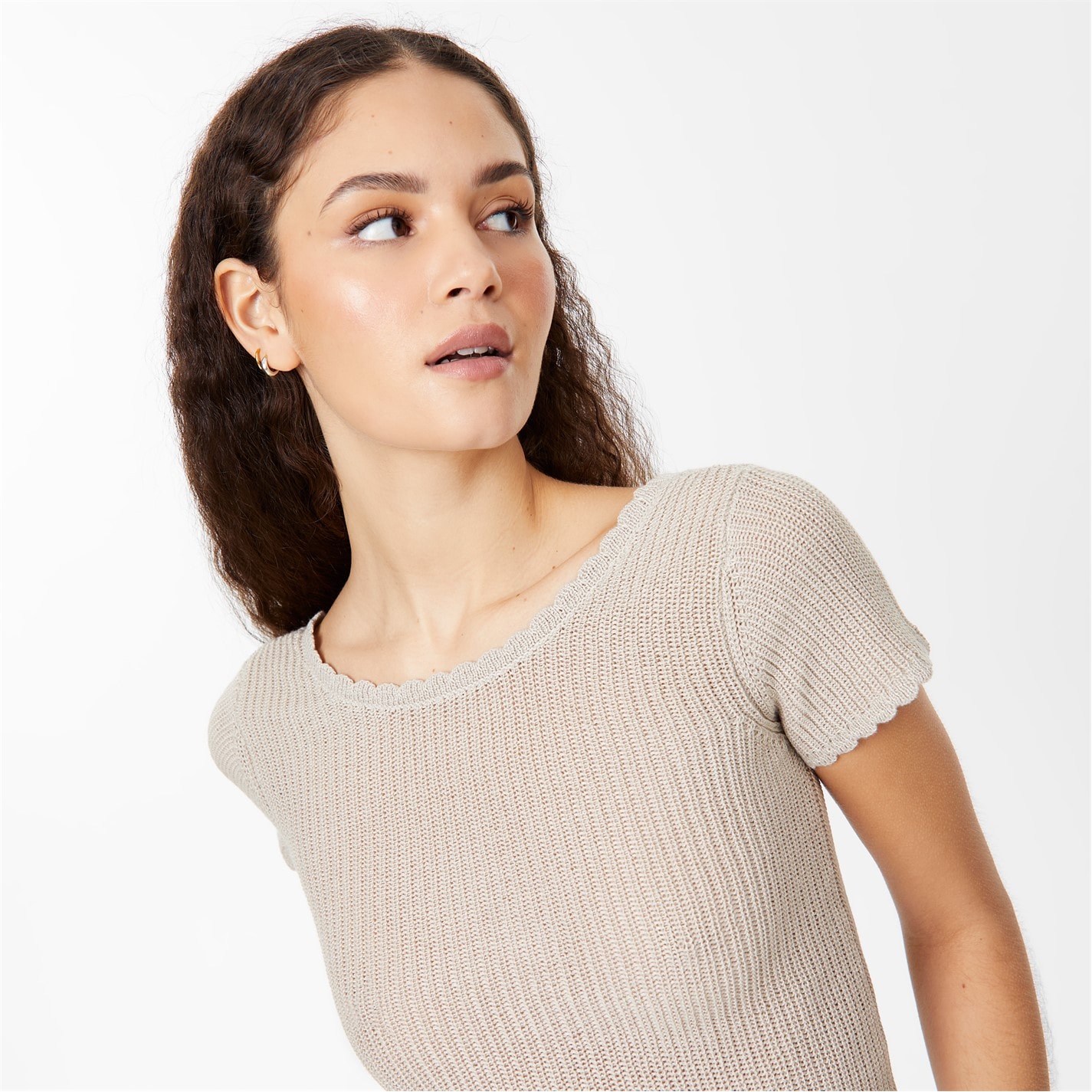 Jack Wills Crochet Open Back Tee - 3