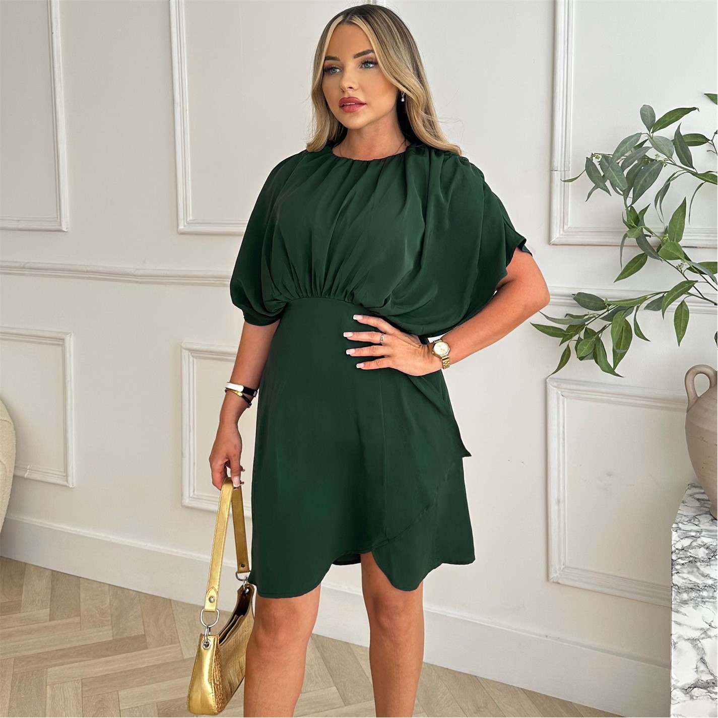 AX Paris Gathered Top Mini Dress - 3