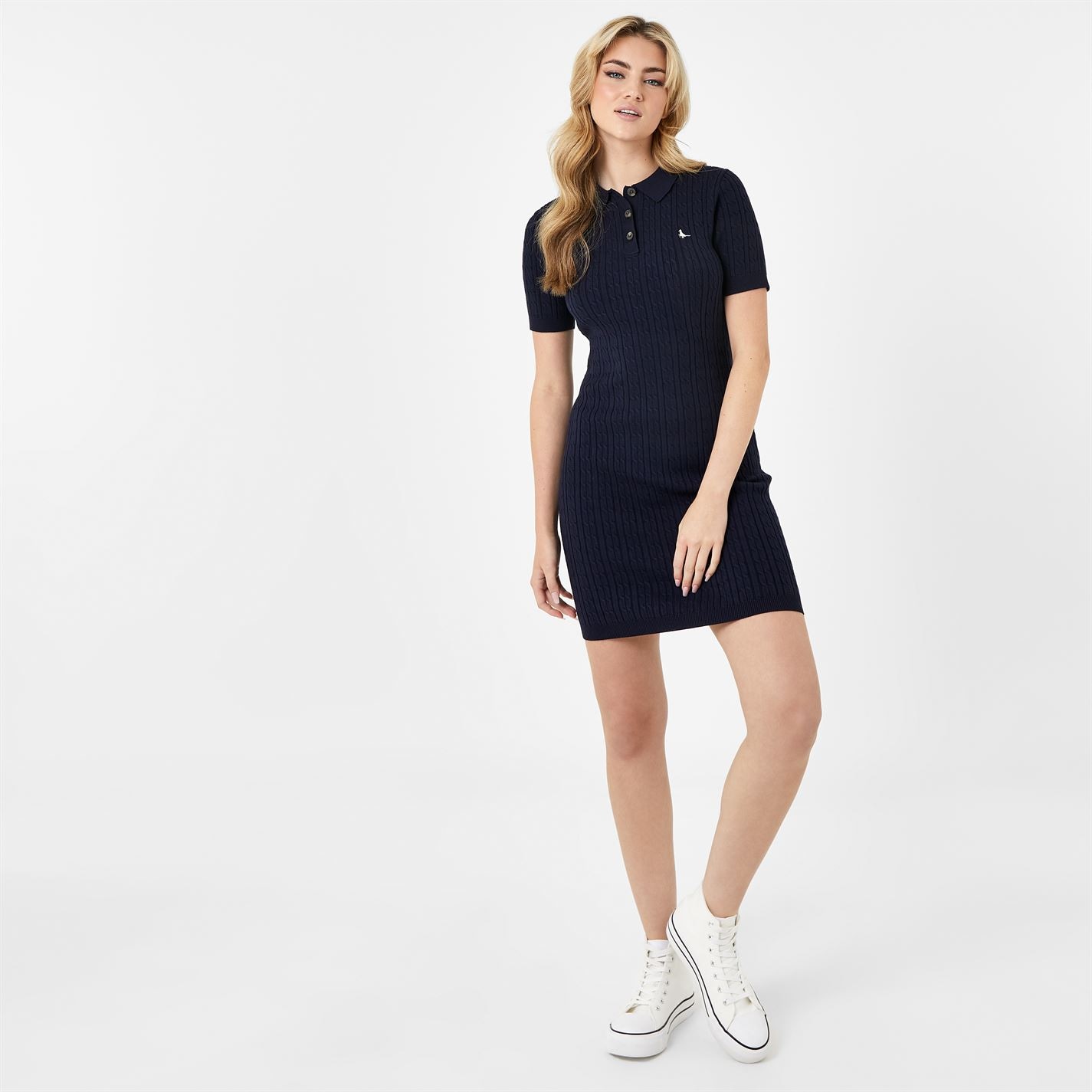 Jack Wills Polo Cable Knitted Mini Dress - 4