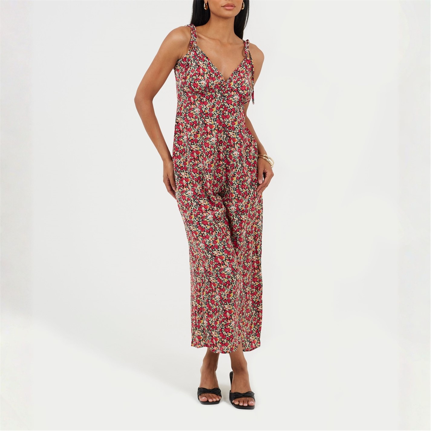 Šaty Brave Soul Black Floral 3762005