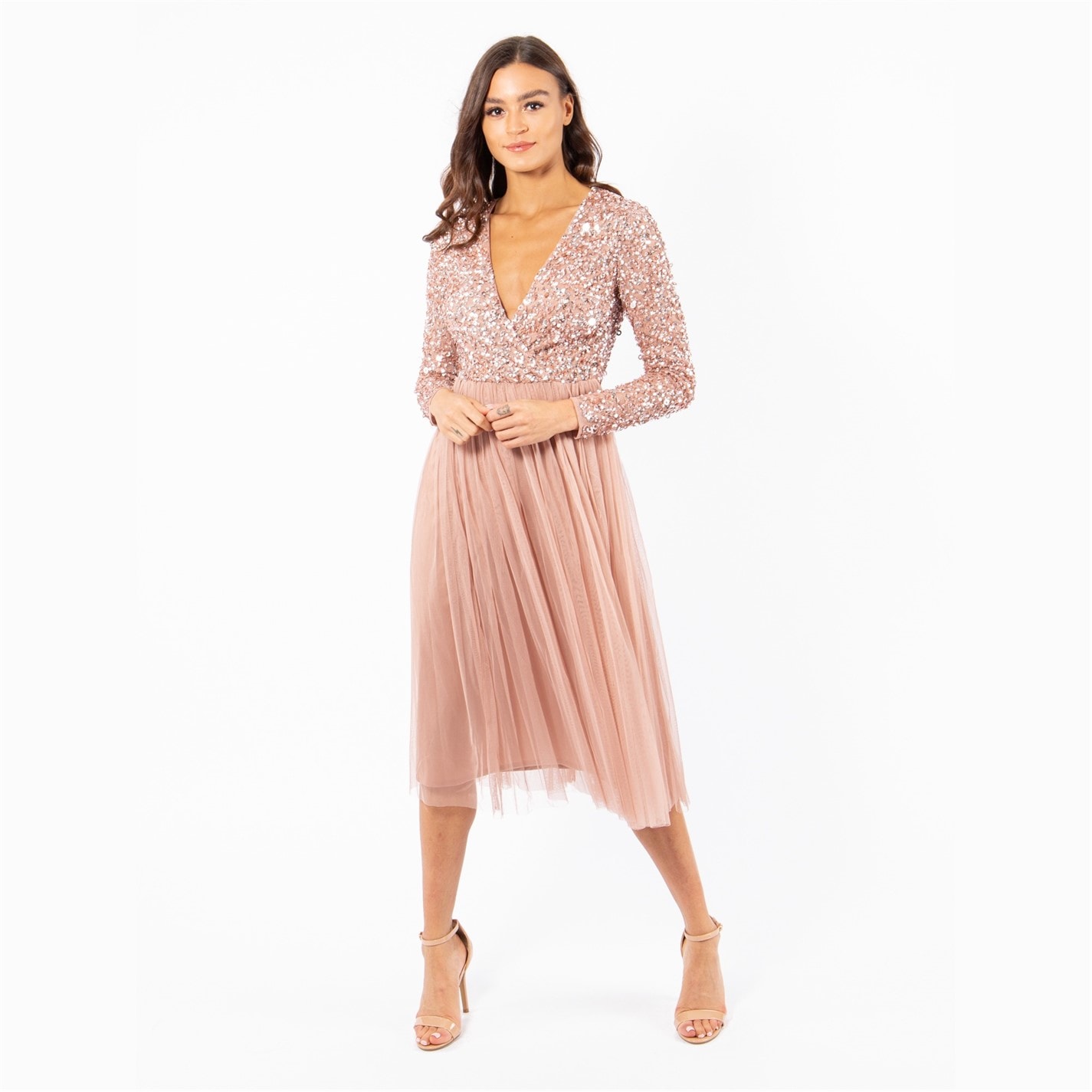 Šaty Maya Deluxe Pale Mauve 2330720