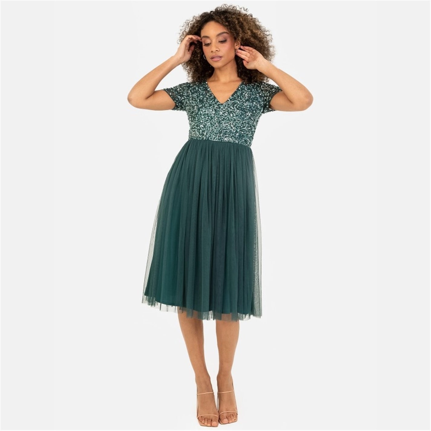 Šaty Maya Deluxe Misty Green 3295423