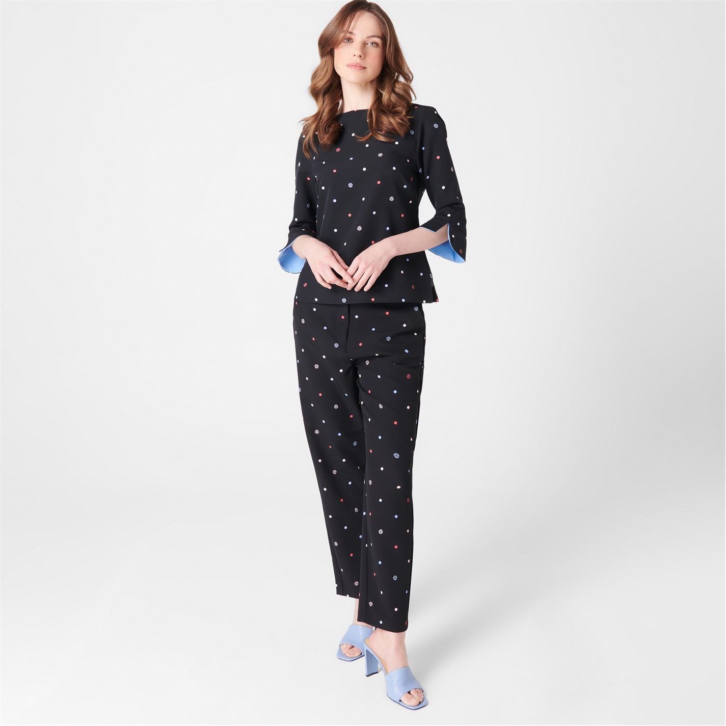 Biba BIBA Contour Cuff Shell Blouse - 4