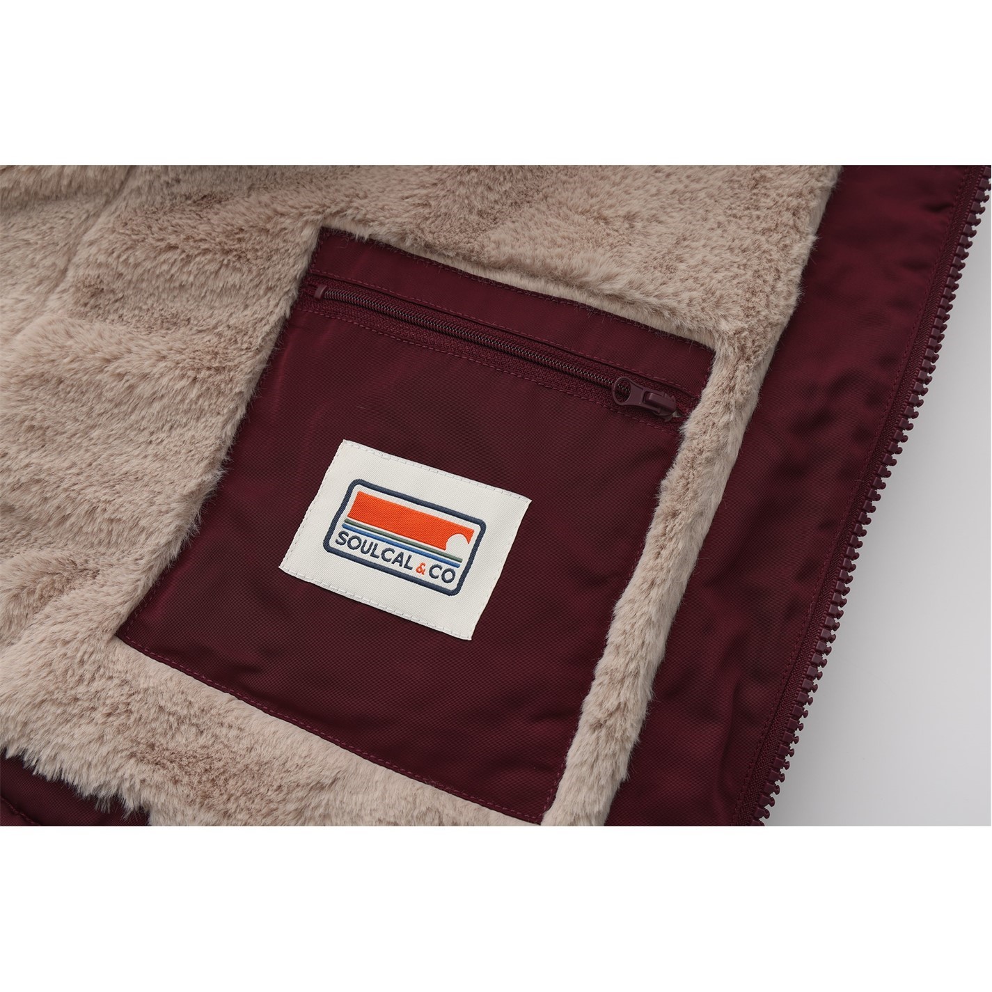 SoulCal 2 Zip Bubble Jacket Womens - 8