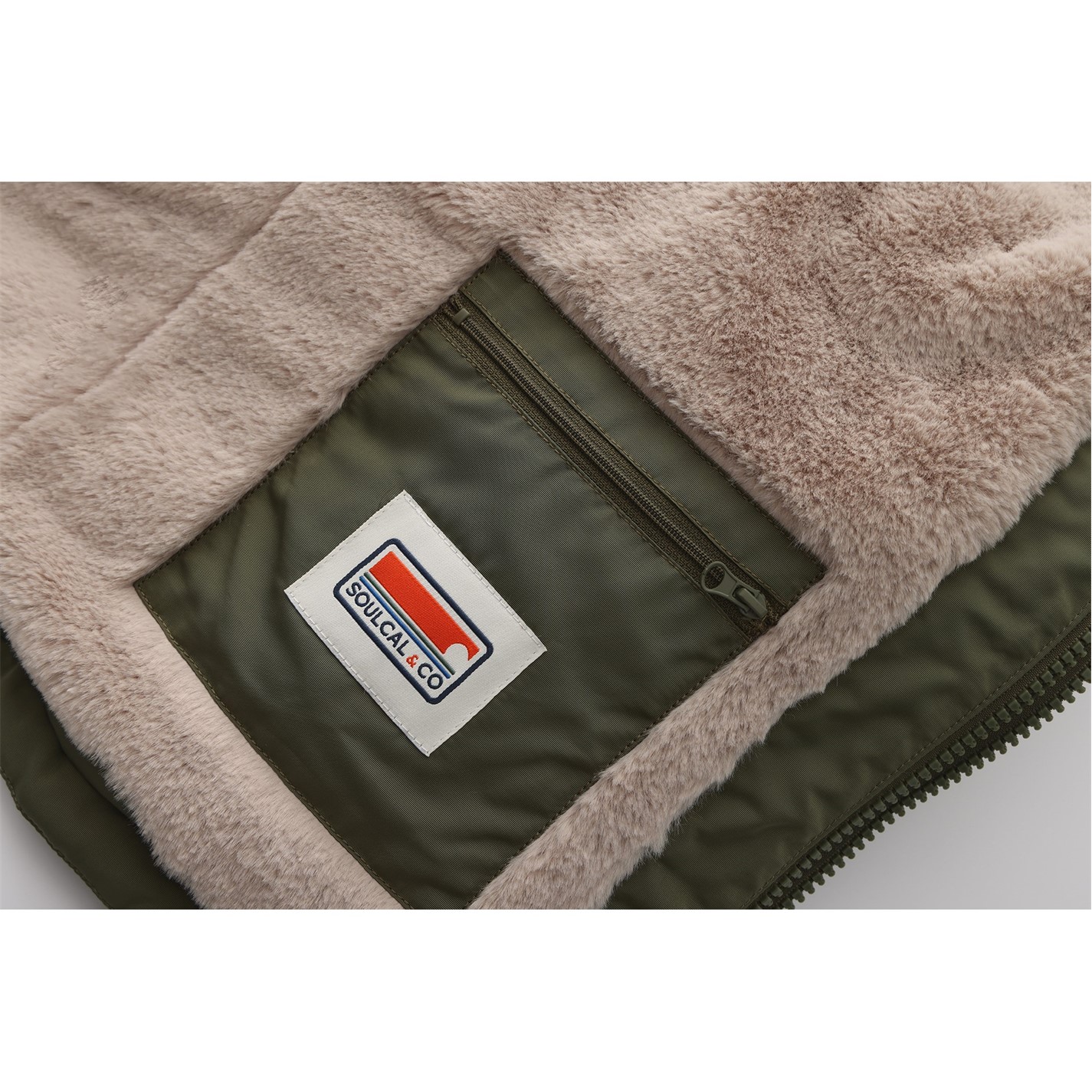 SoulCal 2 Zip Bubble Jacket Womens - 9