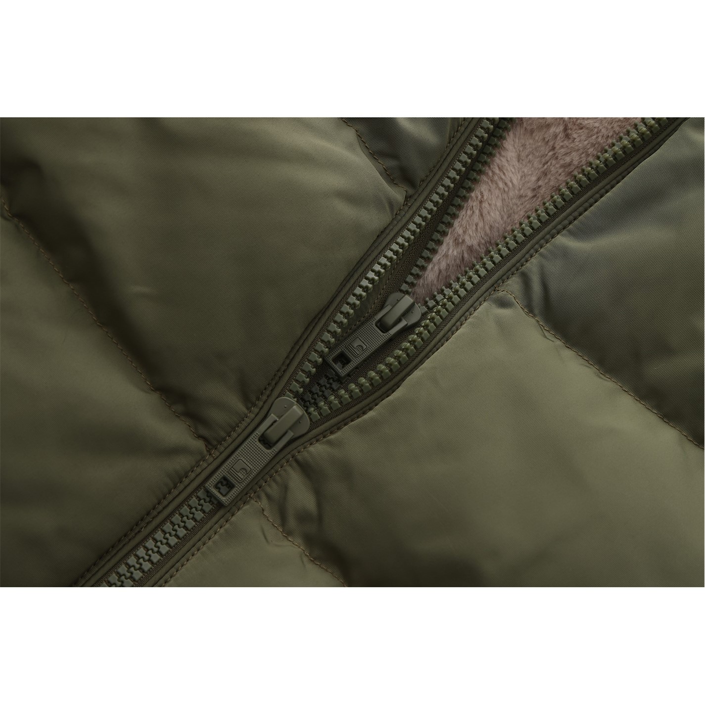 SoulCal 2 Zip Bubble Jacket Womens - 4