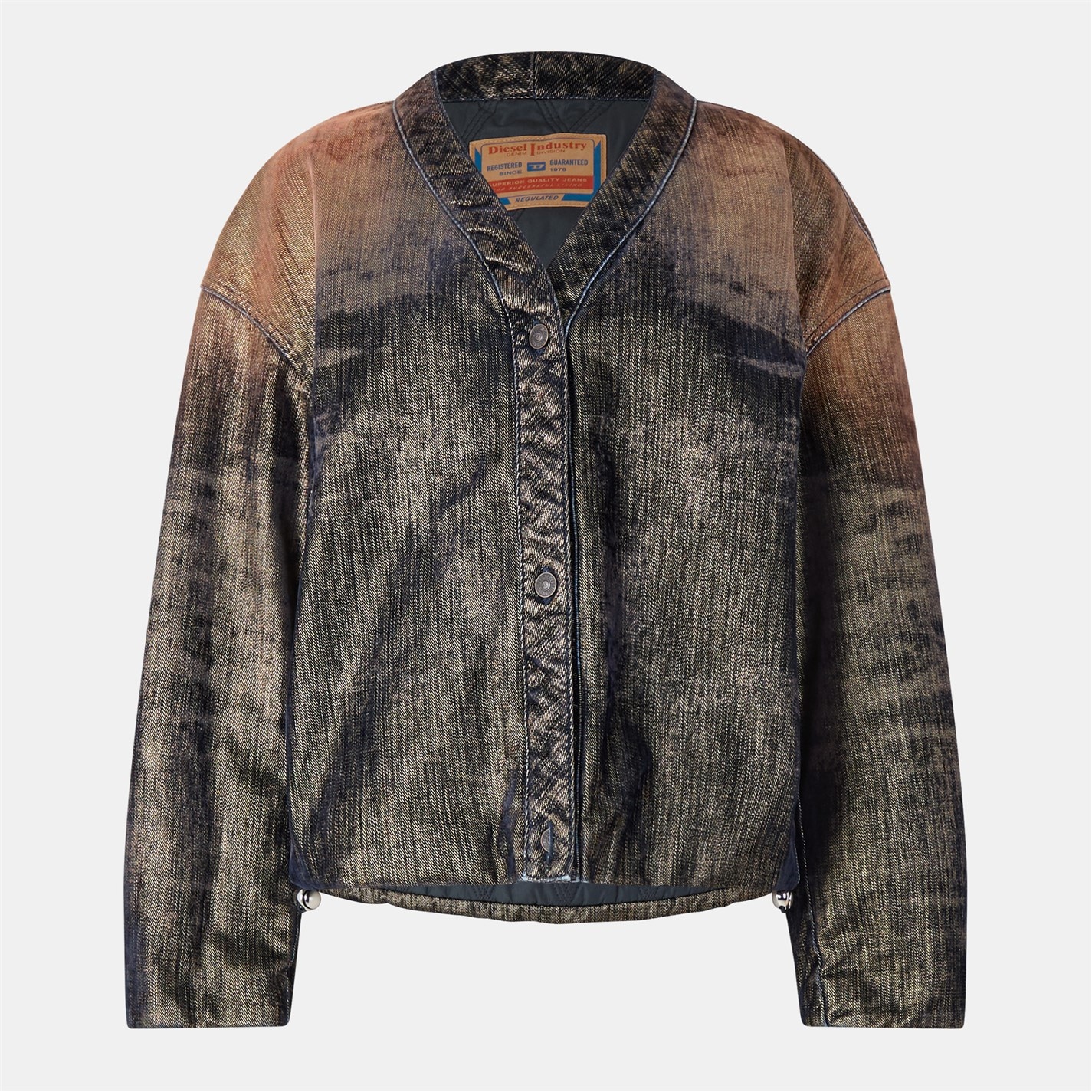 Dámska bunda Diesel Blue Denim 4217281