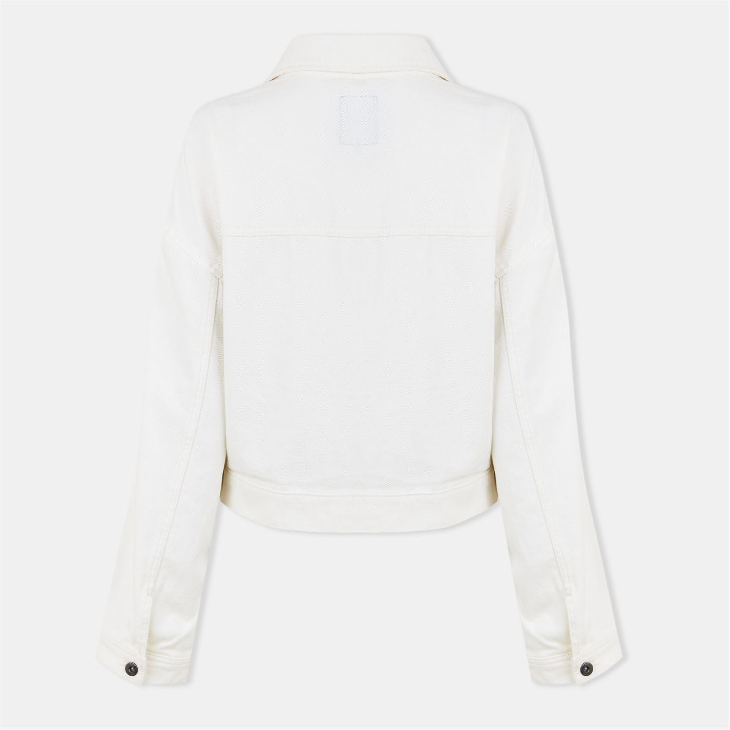 Vans Raynes Crop Trucker Jacket Marshmal Denim Womens - 2