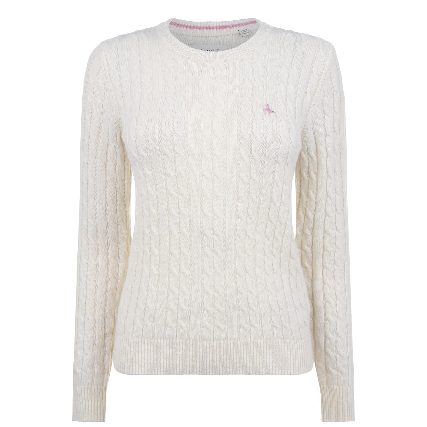 Jack Wills Tinsbury Merino Wool Blend Cable Knitted Jumper - 5