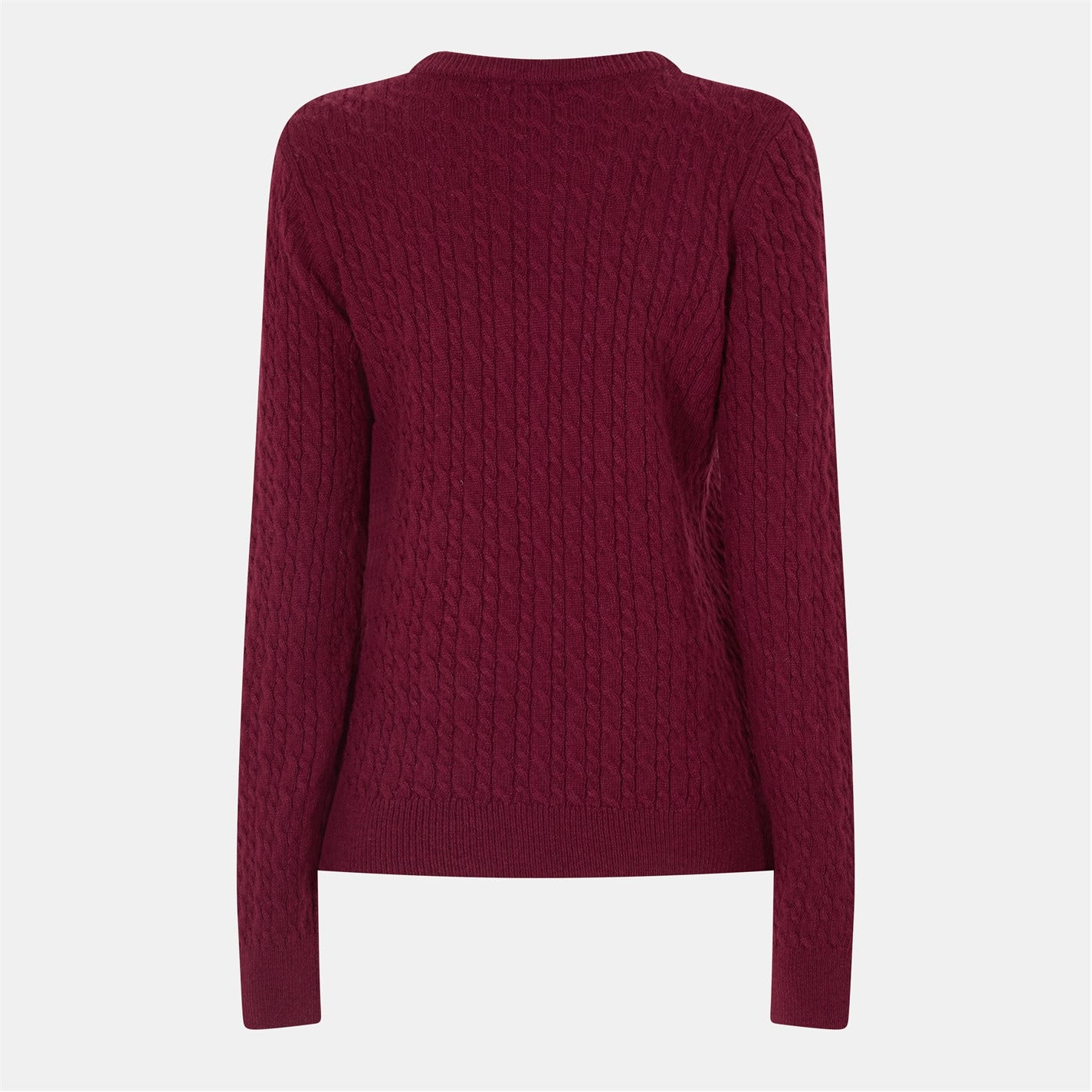 Jack Wills Tinsbury Merino Wool Blend Cable Knitted Jumper Women - 2