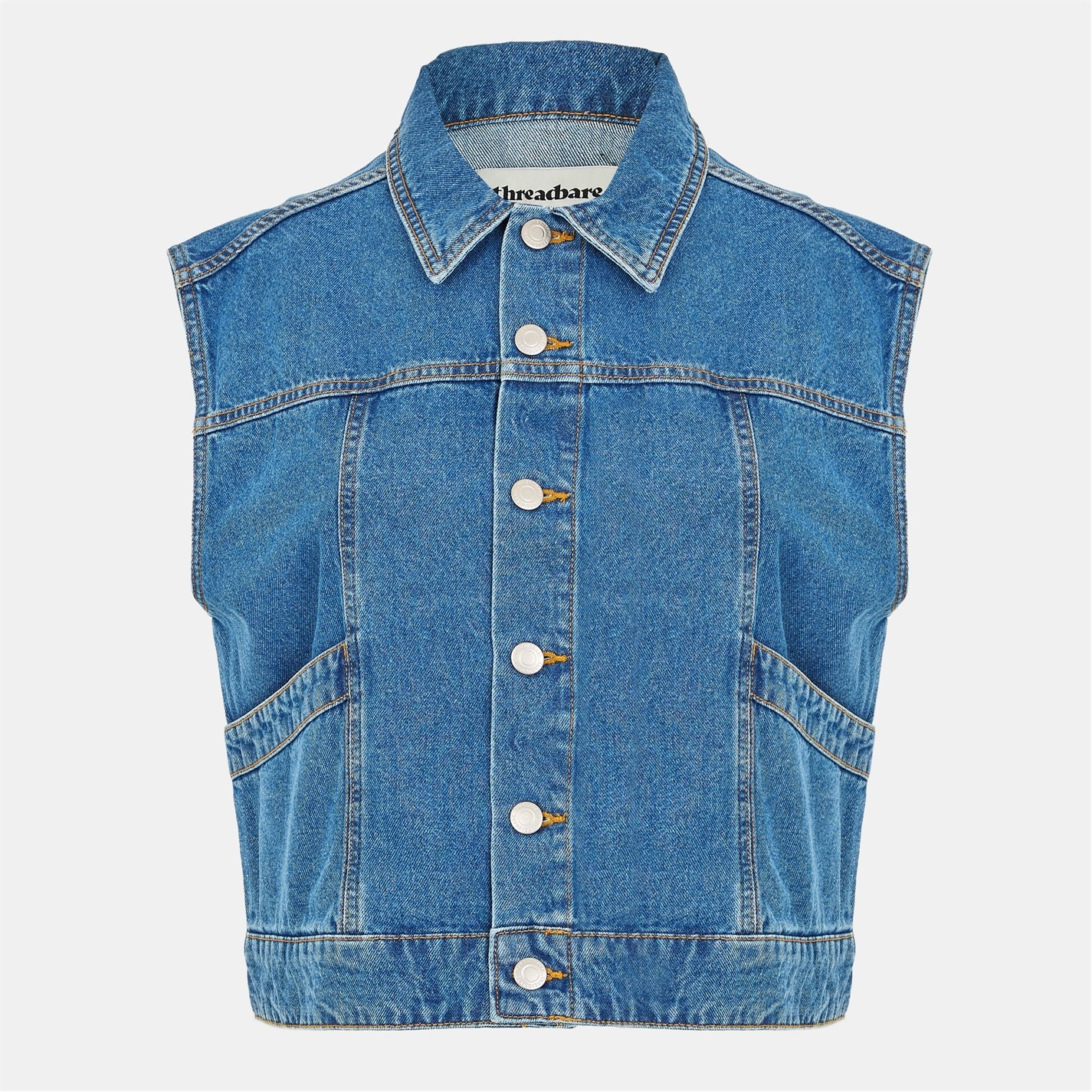 Dámska bunda Threadbare Mid Wash 1661591