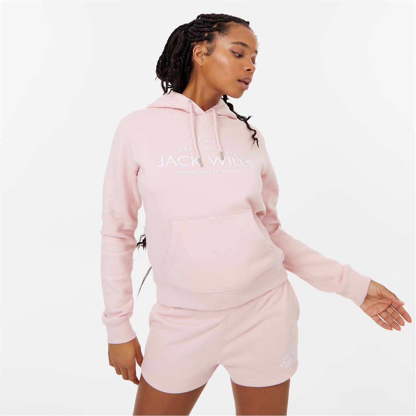 Mikina Jack Wills Soft Pink 8582496