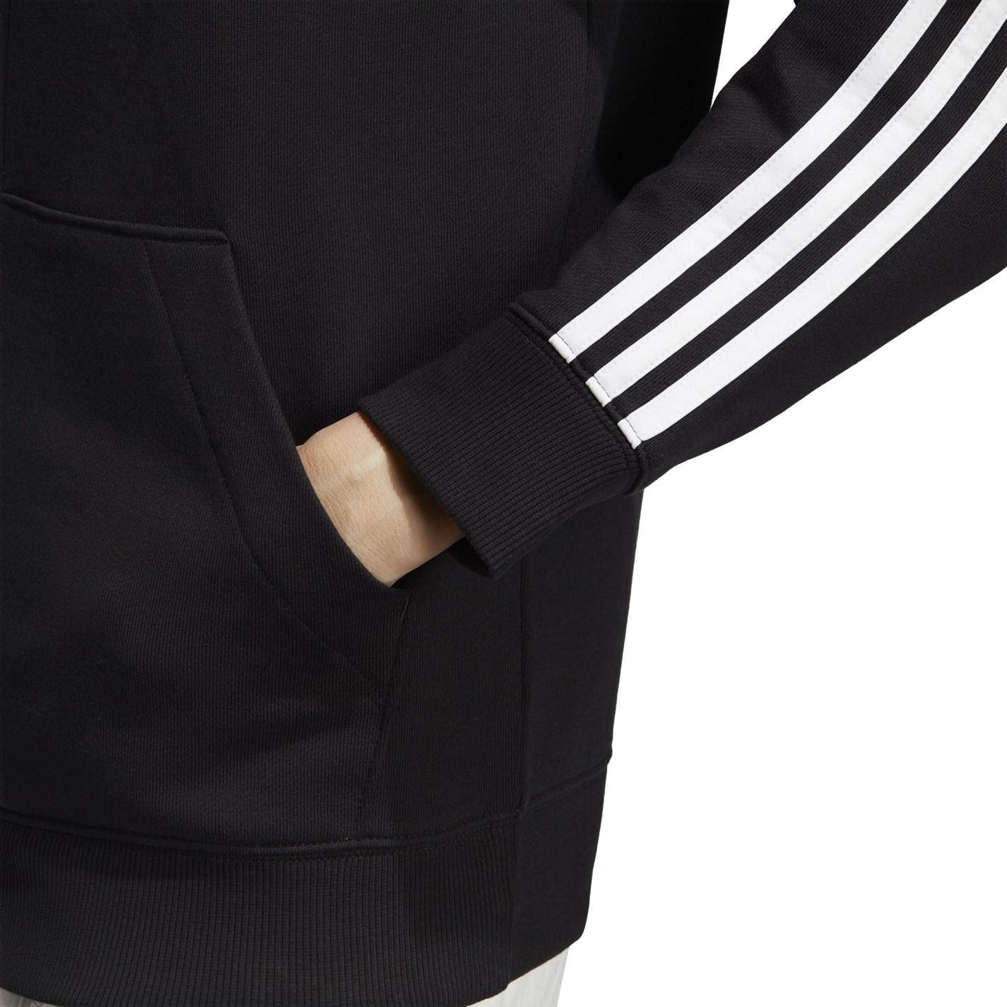 adidas 3 Stripe Zip Track Hoodie Ladies - 6