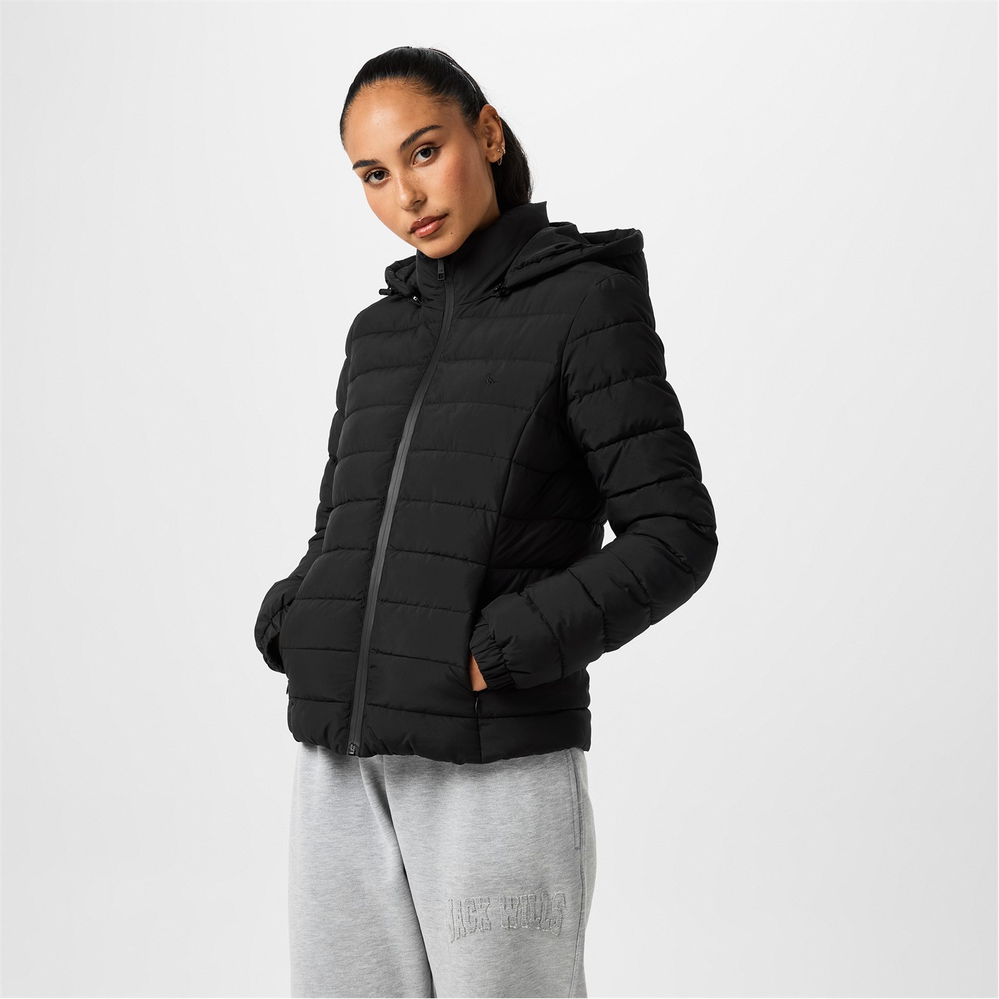 Dámska bunda Jack Wills Black 597704
