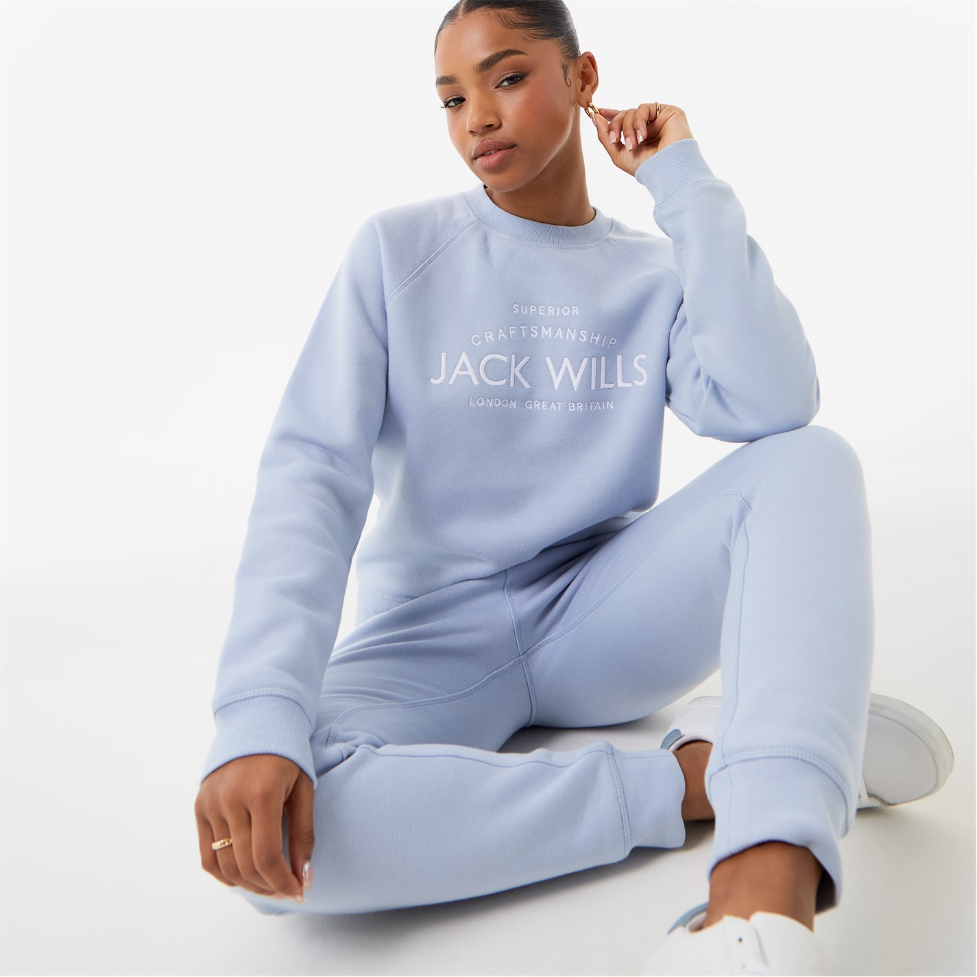 Mikina Jack Wills Soft Blue 9997880