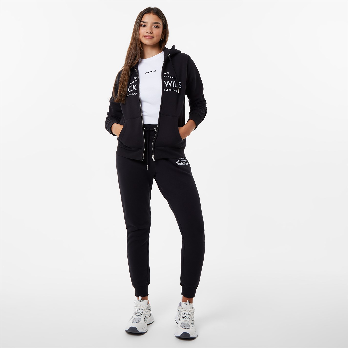 Jack Wills Hunston Logo Zip Hoodie - 4