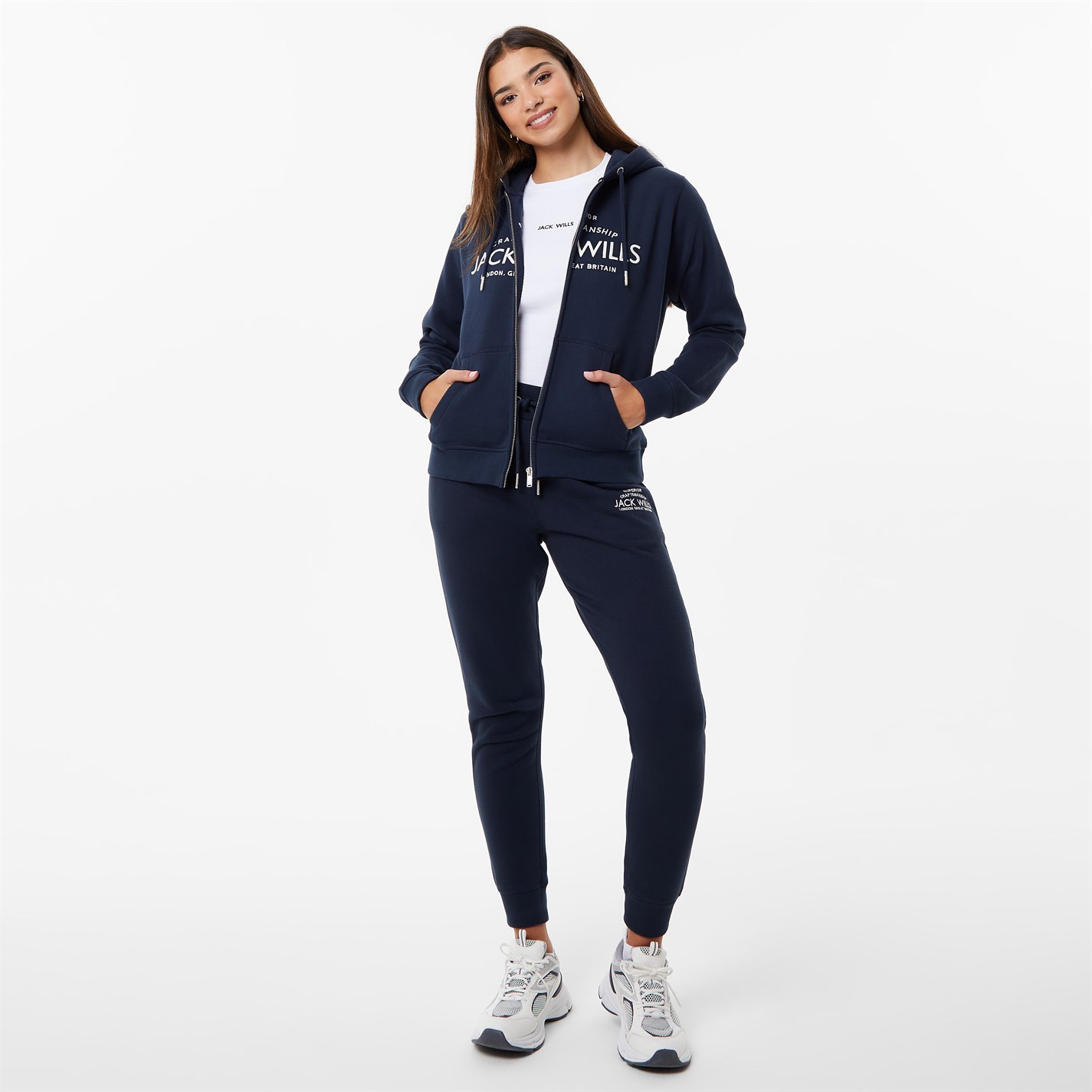 Jack Wills Hunston Logo Zip Hoodie - 4