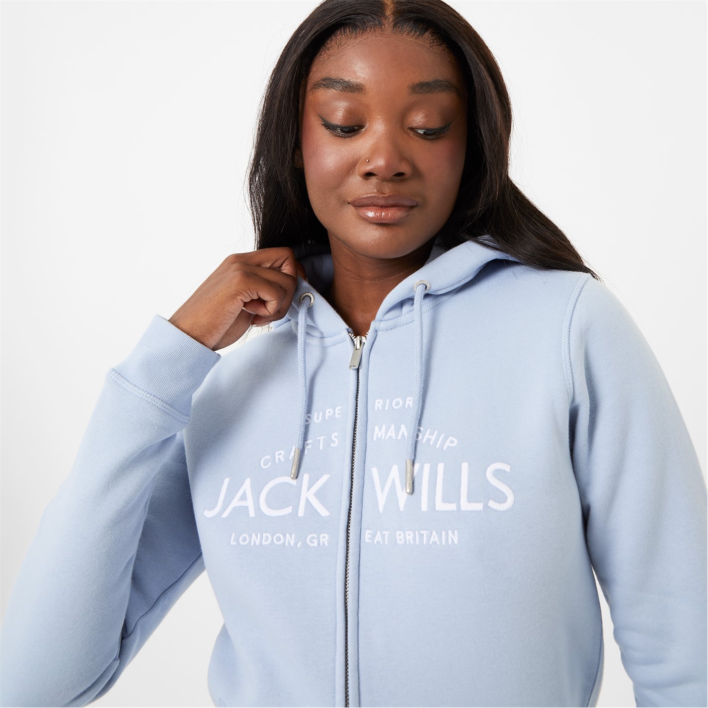 Jack Wills Hunston Logo Zip Hoodie - 3