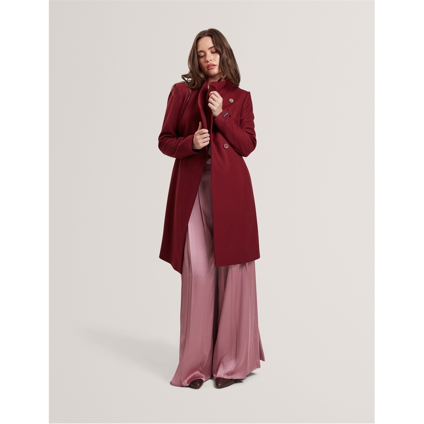 Ted Baker Women's Rose Belted Midi Coat - 6